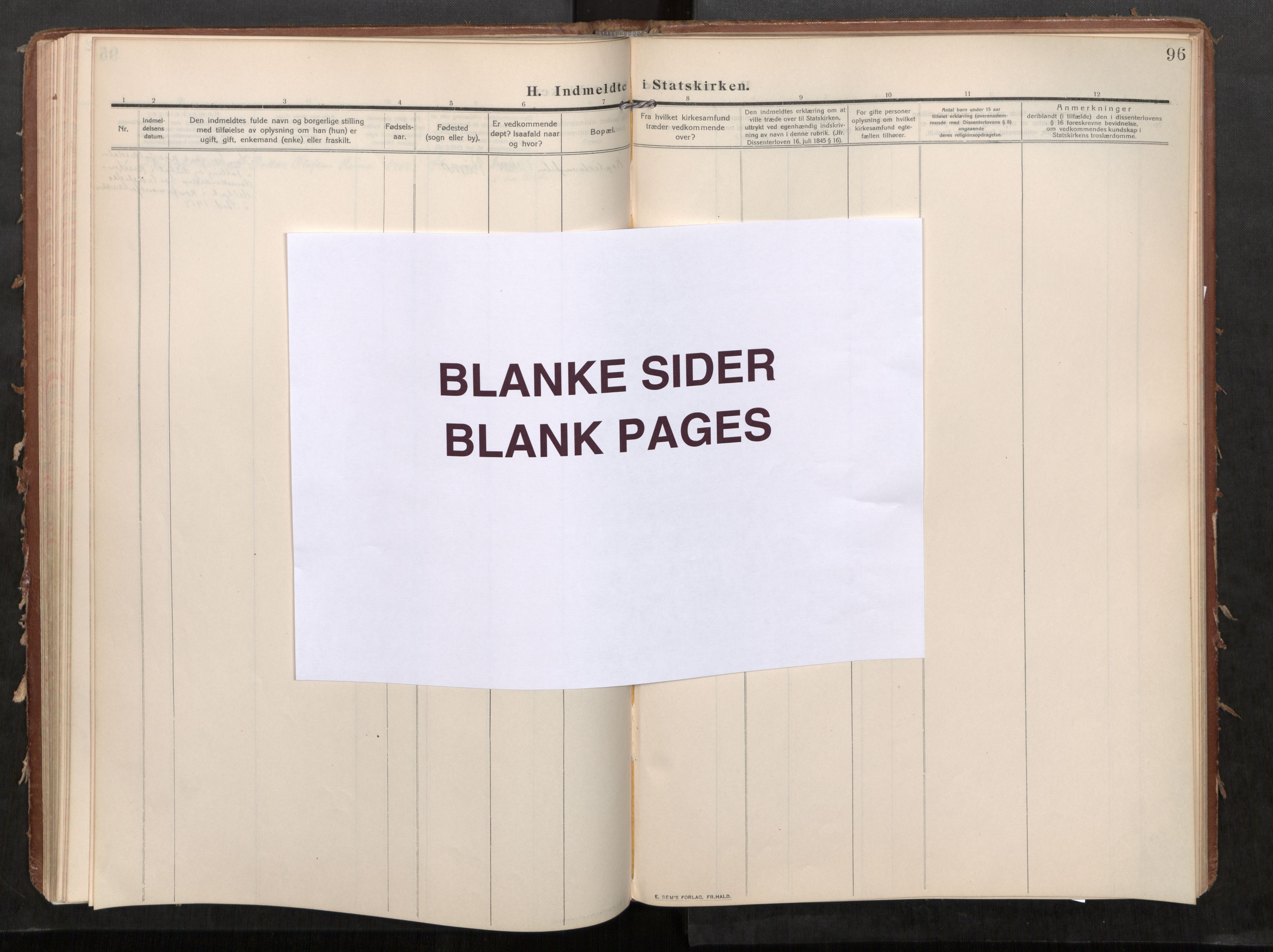 Stod sokneprestkontor, AV/SAT-A-1164/1/I/I1/I1a/L0002: Ministerialbok nr. 2, 1909-1922, s. 96