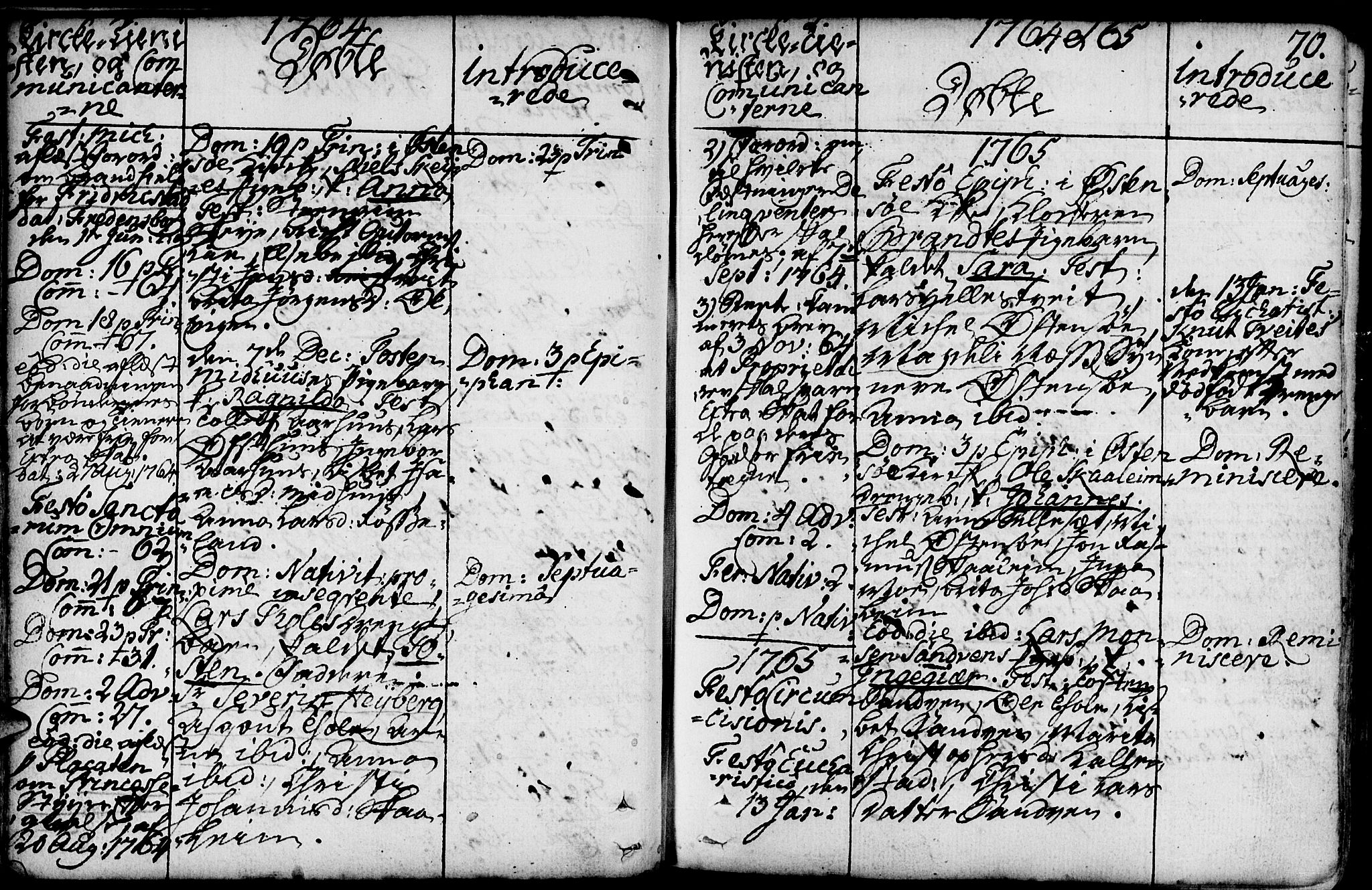 Kvam sokneprestembete, SAB/A-76201/H/Haa: Ministerialbok nr. A 3, 1743-1795, s. 70