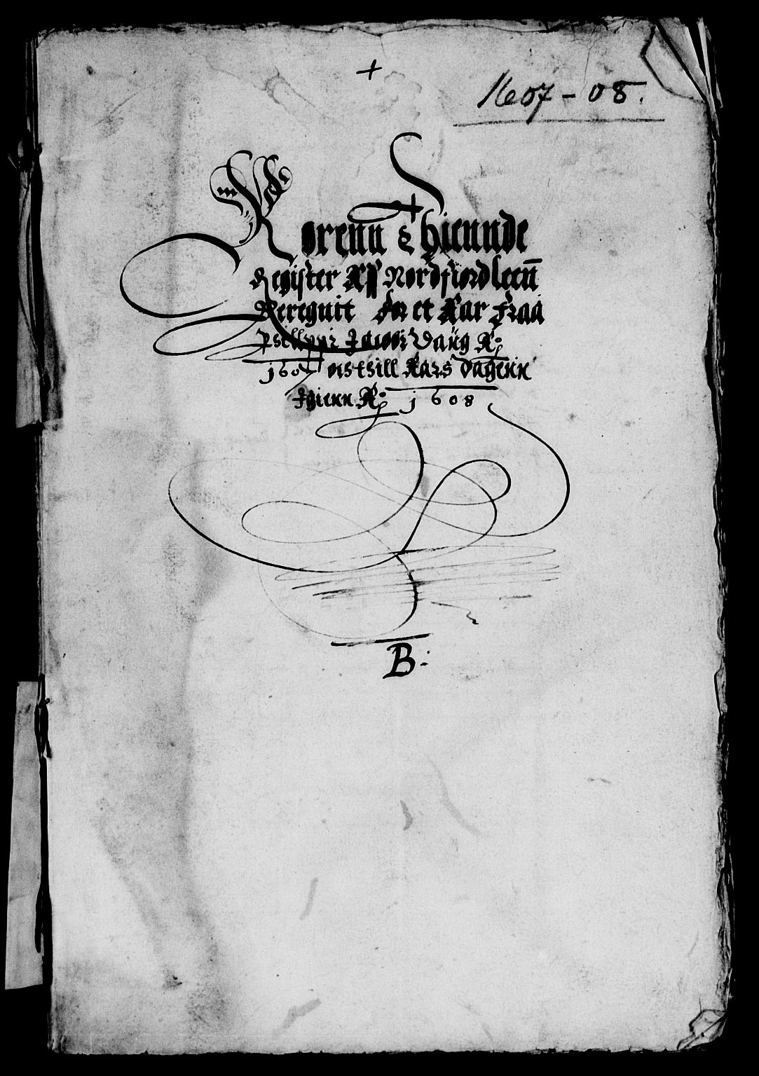 Rentekammeret inntil 1814, Reviderte regnskaper, Lensregnskaper, RA/EA-5023/R/Rb/Rbt/L0005: Bergenhus len, 1605-1608