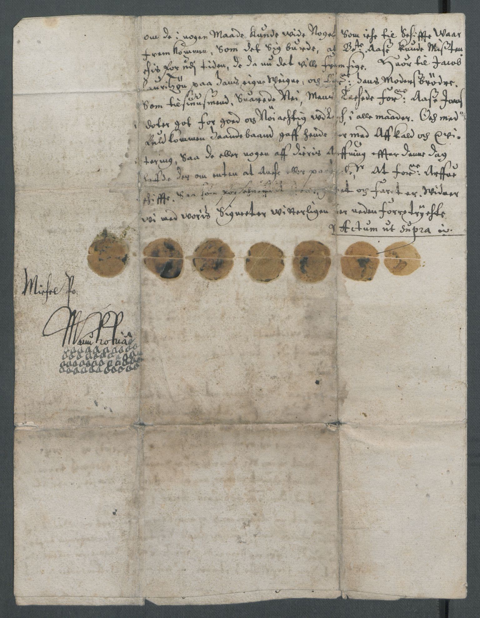 Riksarkivets diplomsamling, AV/RA-EA-5965/F02/L0166: Dokumenter, 1654-1656, s. 41