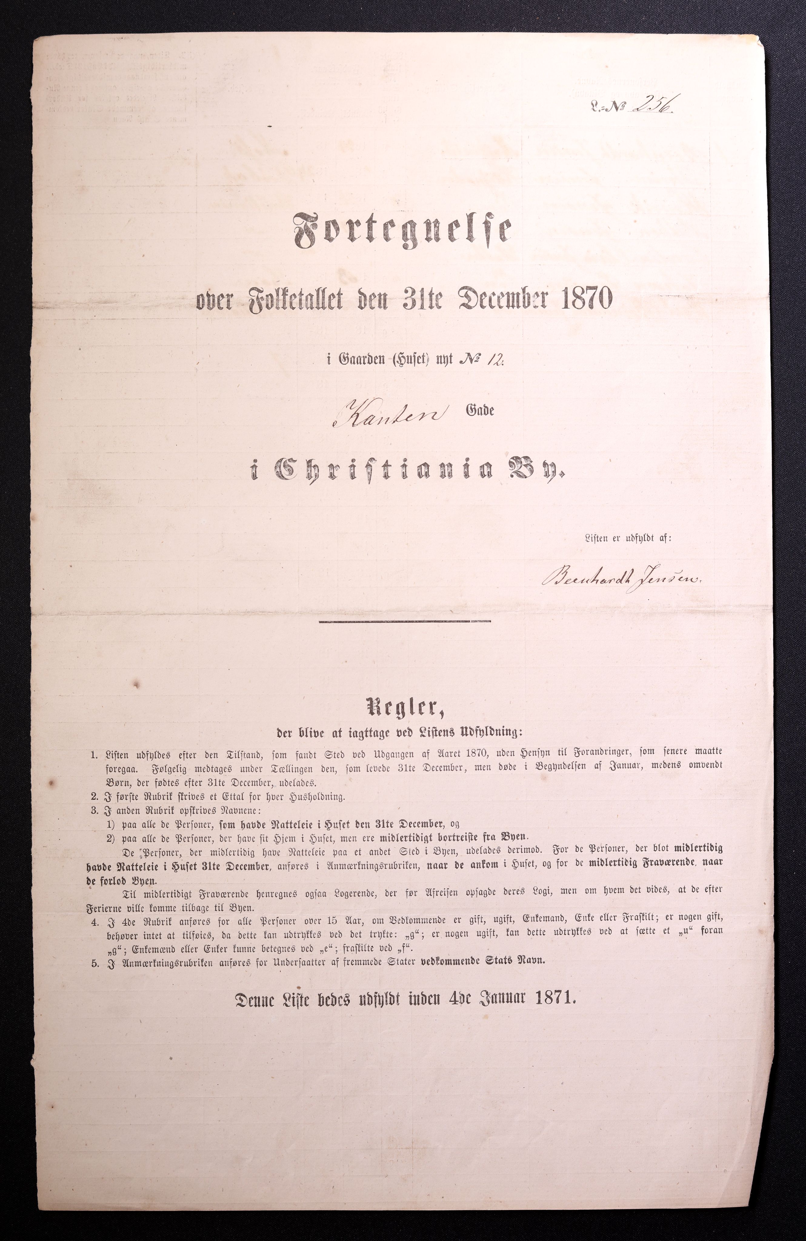 RA, Folketelling 1870 for 0301 Kristiania kjøpstad, 1870, s. 1431