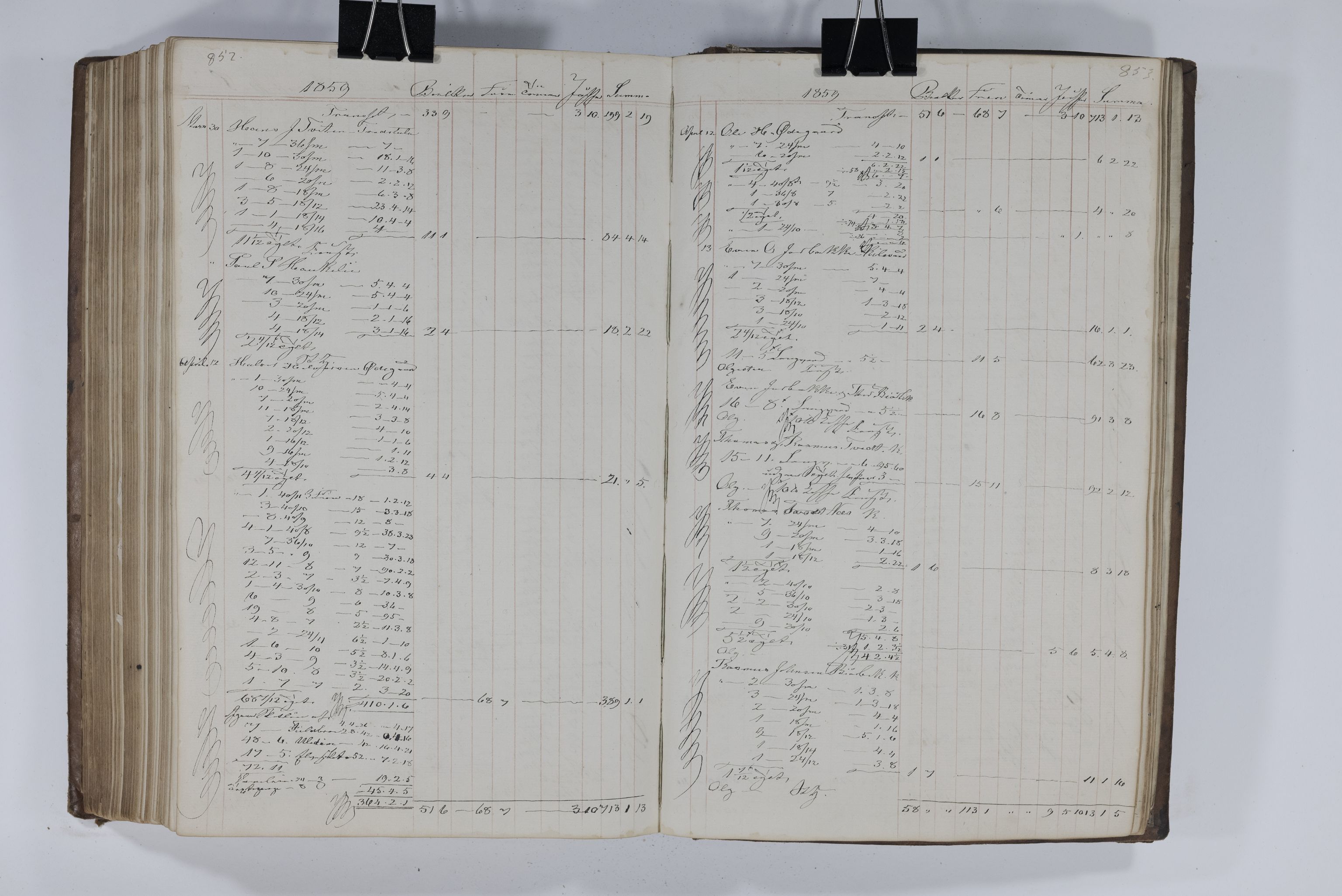 Blehr/ Kjellestad, TEMU/TGM-A-1212/E/Ea/L0003: Merkebok, 1858-1869, s. 307