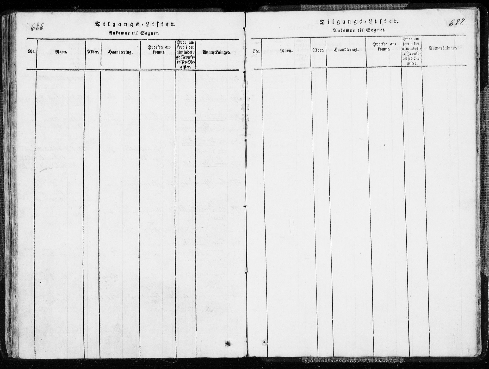 Ministerialprotokoller, klokkerbøker og fødselsregistre - Møre og Romsdal, SAT/A-1454/544/L0571: Ministerialbok nr. 544A04, 1818-1853, s. 626-627