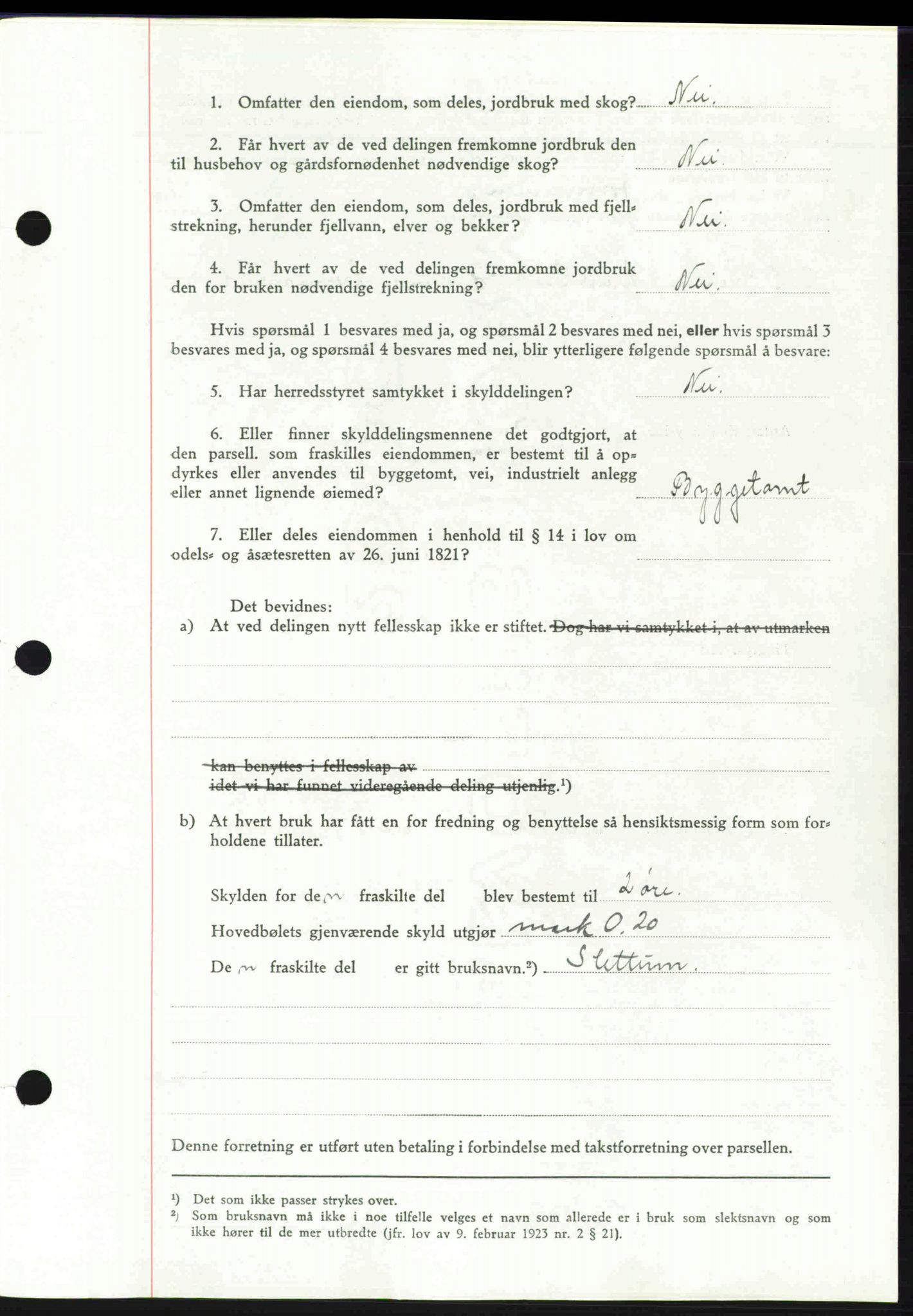 Toten tingrett, SAH/TING-006/H/Hb/Hbc/L0004: Pantebok nr. Hbc-04, 1938-1938, Dagboknr: 2404/1938