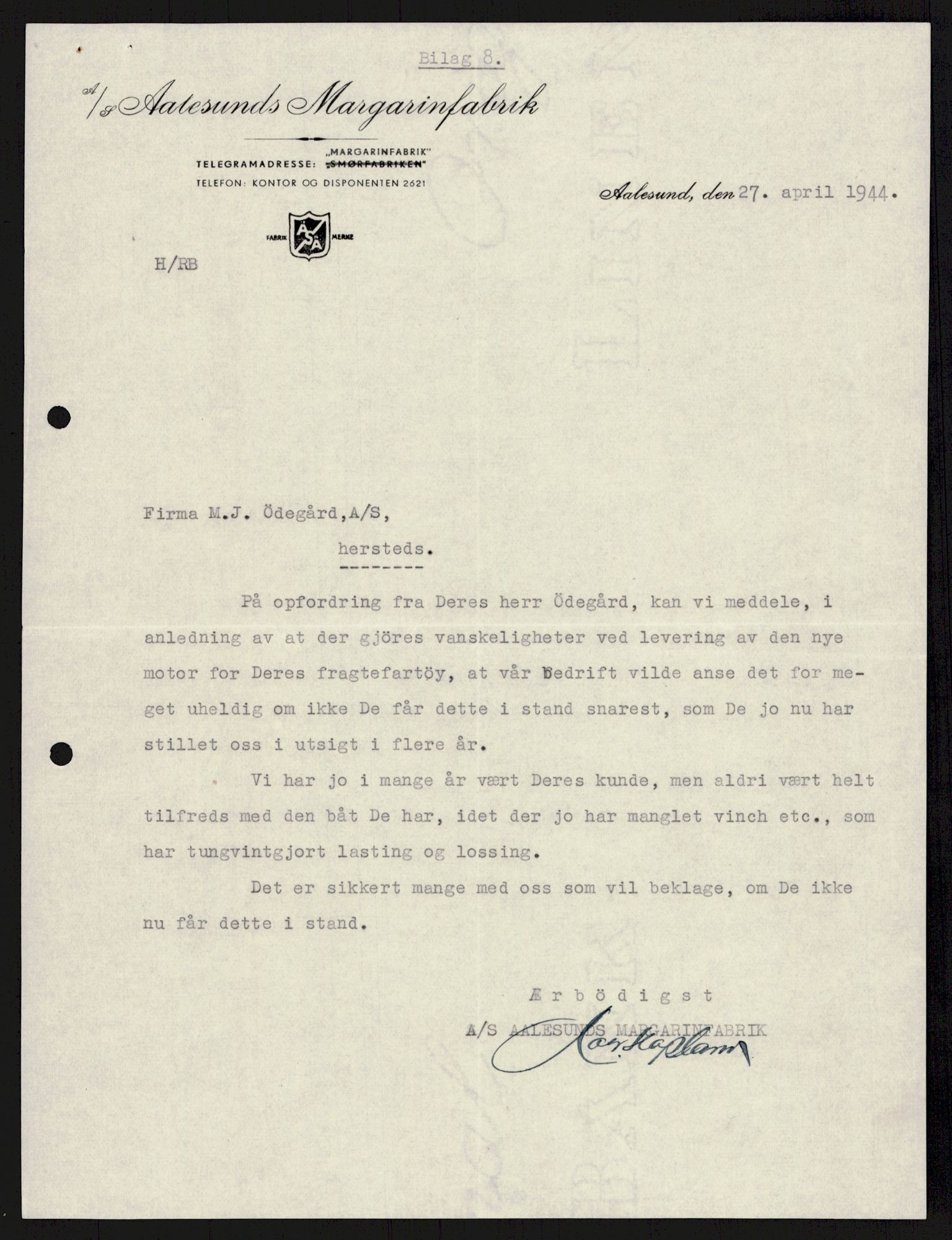 Direktoratet for industriforsyning, Sekretariatet, AV/RA-S-4153/D/Df/L0055: 9. Metallkontoret, 1940-1945, s. 227