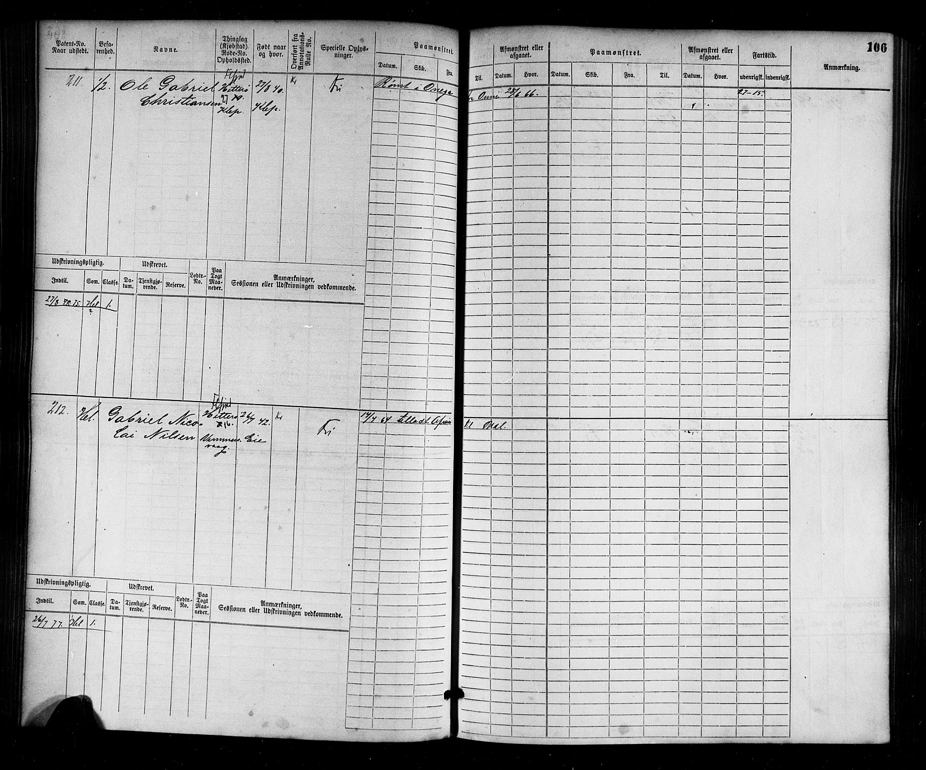 Flekkefjord mønstringskrets, AV/SAK-2031-0018/F/Fb/L0001: Hovedrulle nr 1-764, N-4, 1868-1900, s. 110