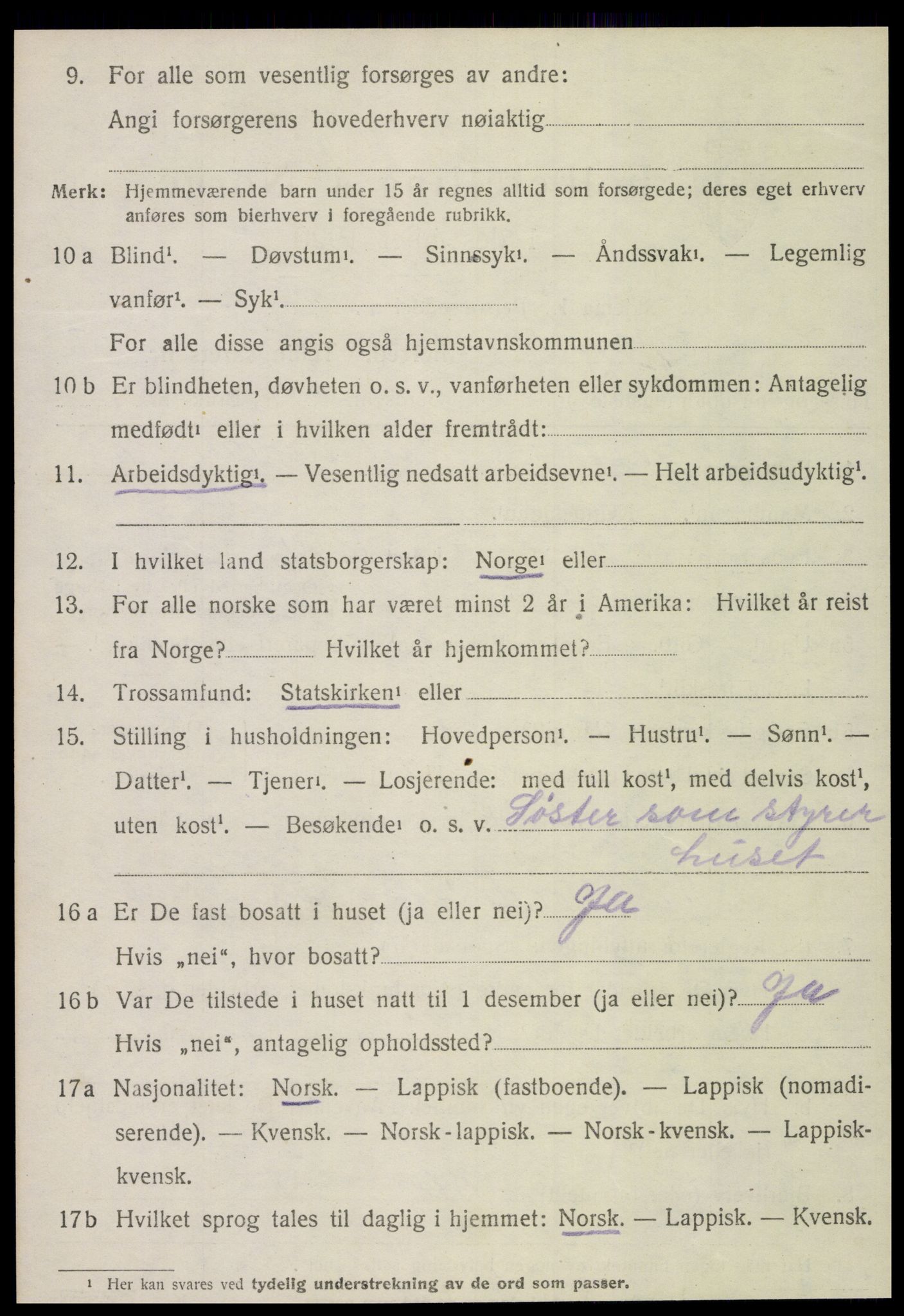 SAT, Folketelling 1920 for 1718 Leksvik herred, 1920, s. 5259
