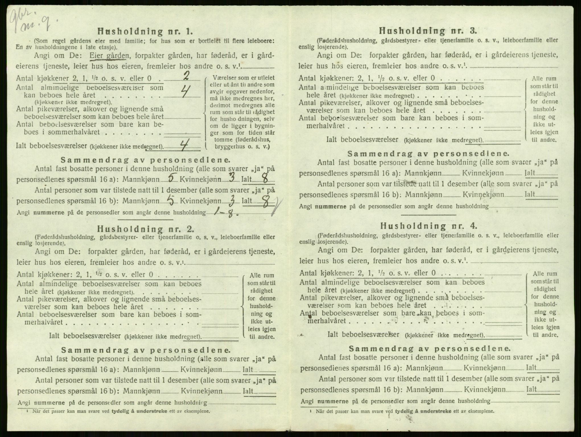 SAKO, Folketelling 1920 for 0719 Andebu herred, 1920, s. 410