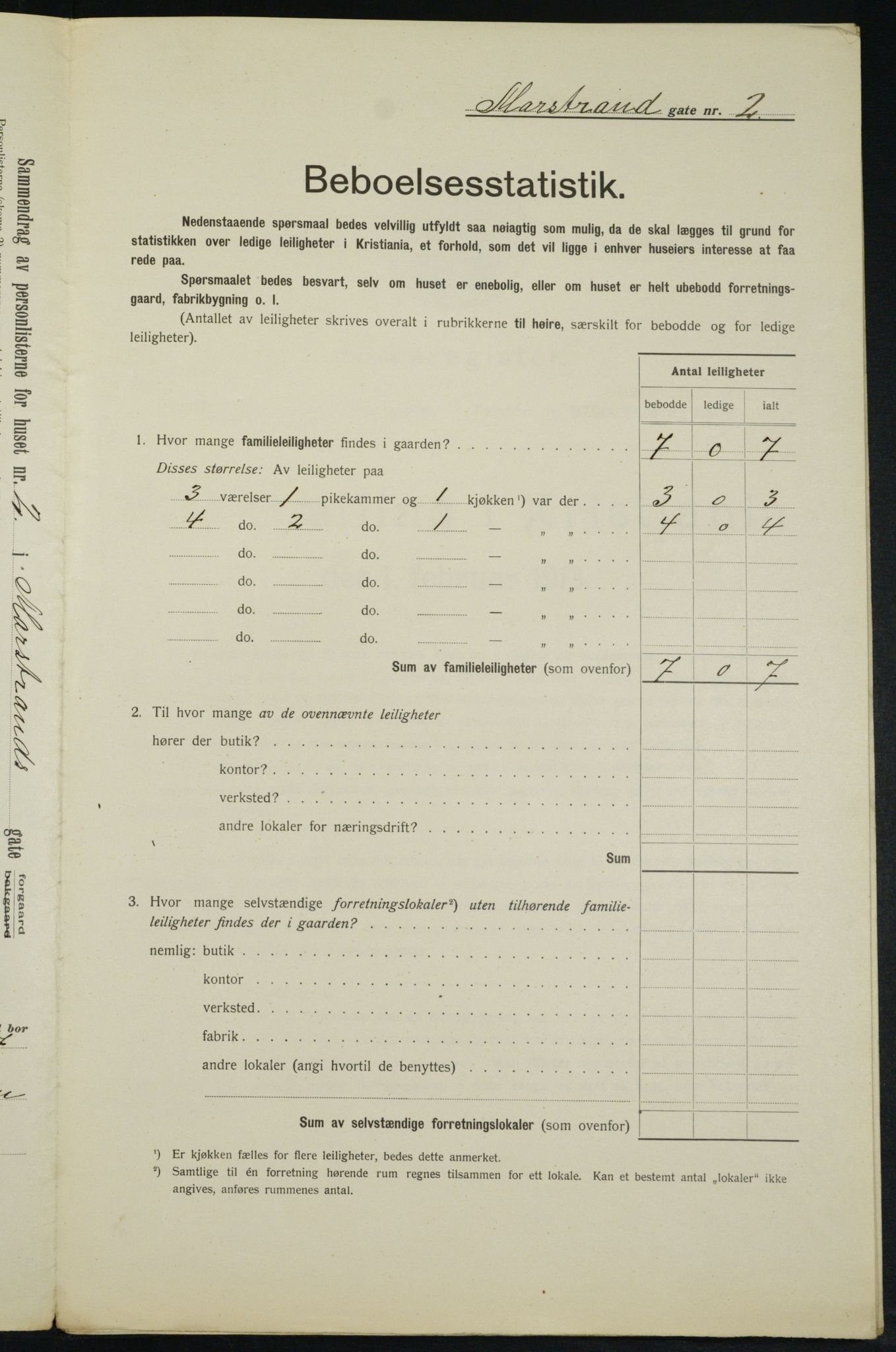 OBA, Kommunal folketelling 1.2.1913 for Kristiania, 1913, s. 64504