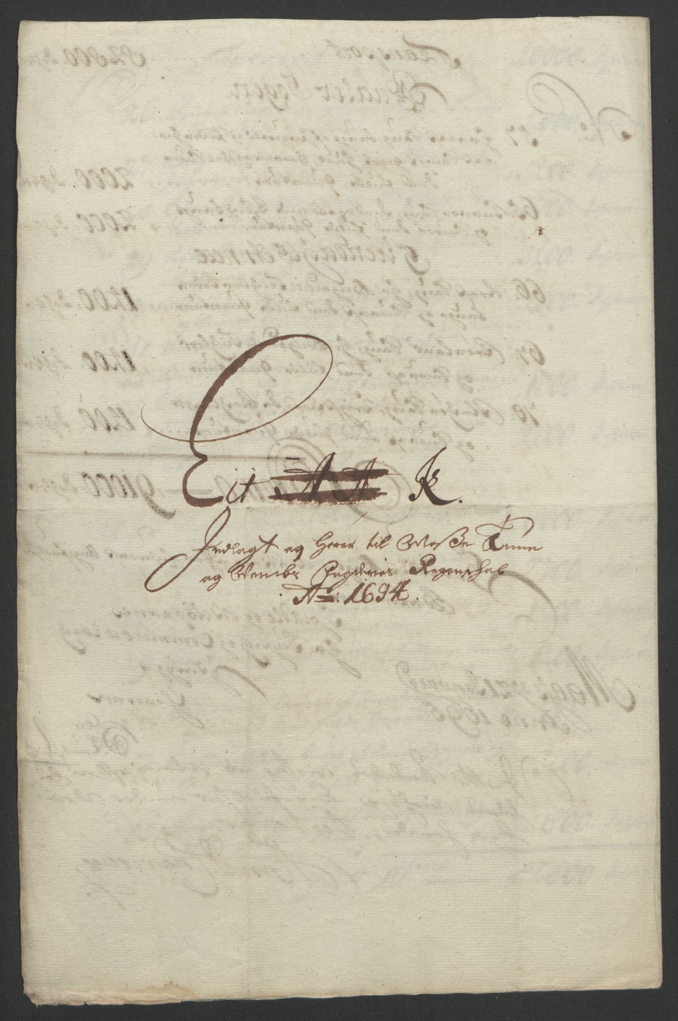 Rentekammeret inntil 1814, Reviderte regnskaper, Fogderegnskap, AV/RA-EA-4092/R03/L0121: Fogderegnskap Onsøy, Tune, Veme og Åbygge fogderi, 1694, s. 241
