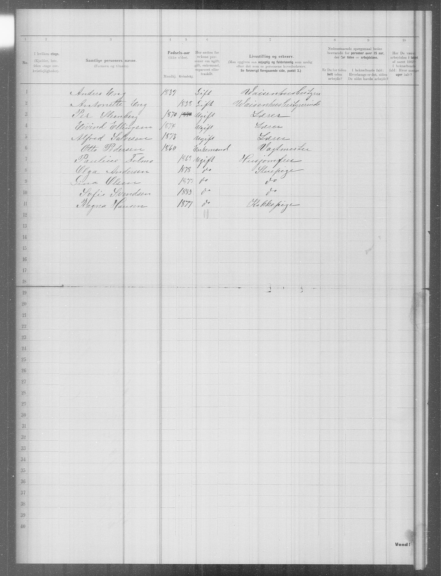 OBA, Kommunal folketelling 31.12.1902 for Kristiania kjøpstad, 1902, s. 9953
