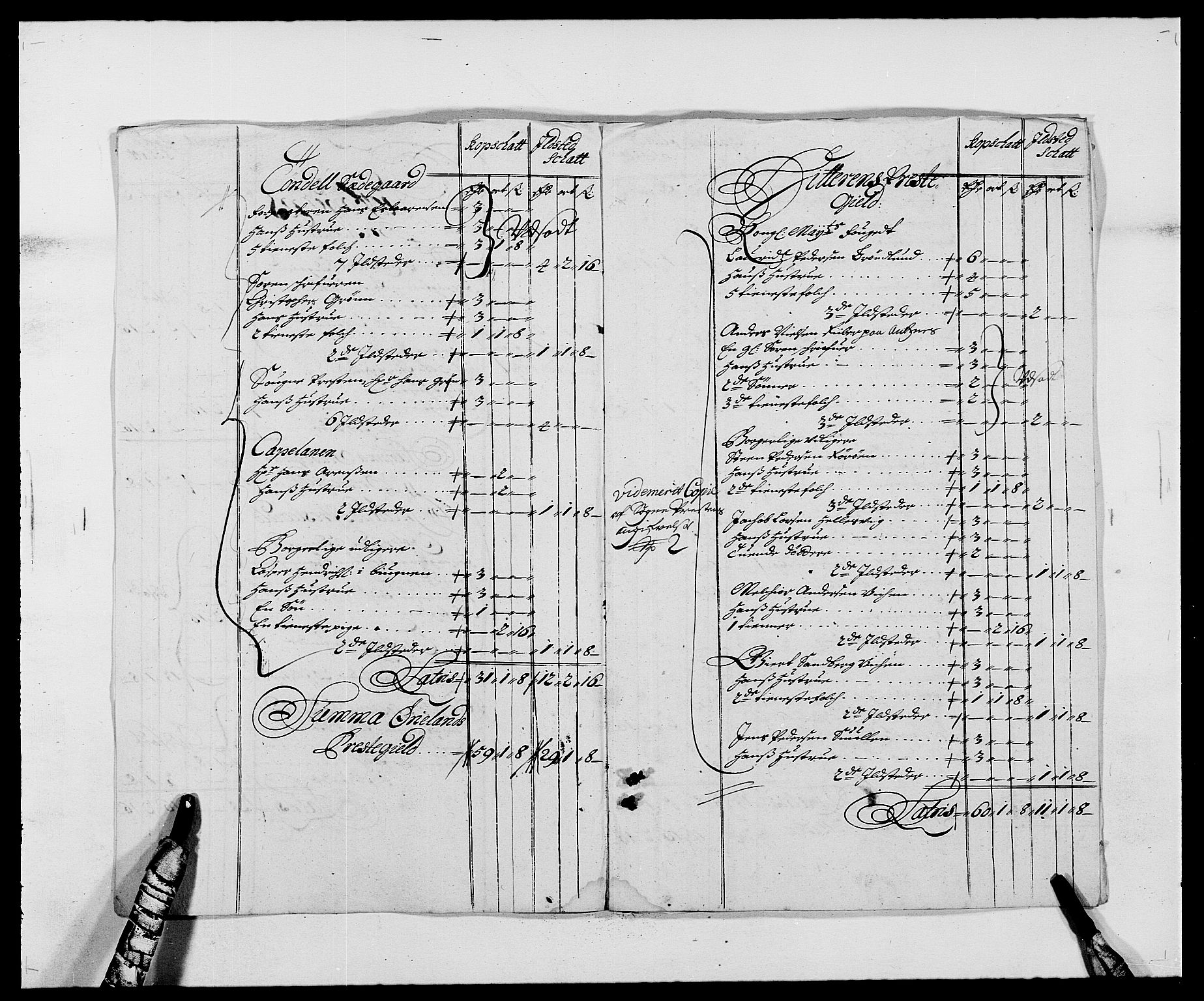 Rentekammeret inntil 1814, Reviderte regnskaper, Fogderegnskap, RA/EA-4092/R57/L3848: Fogderegnskap Fosen, 1690-1691, s. 133