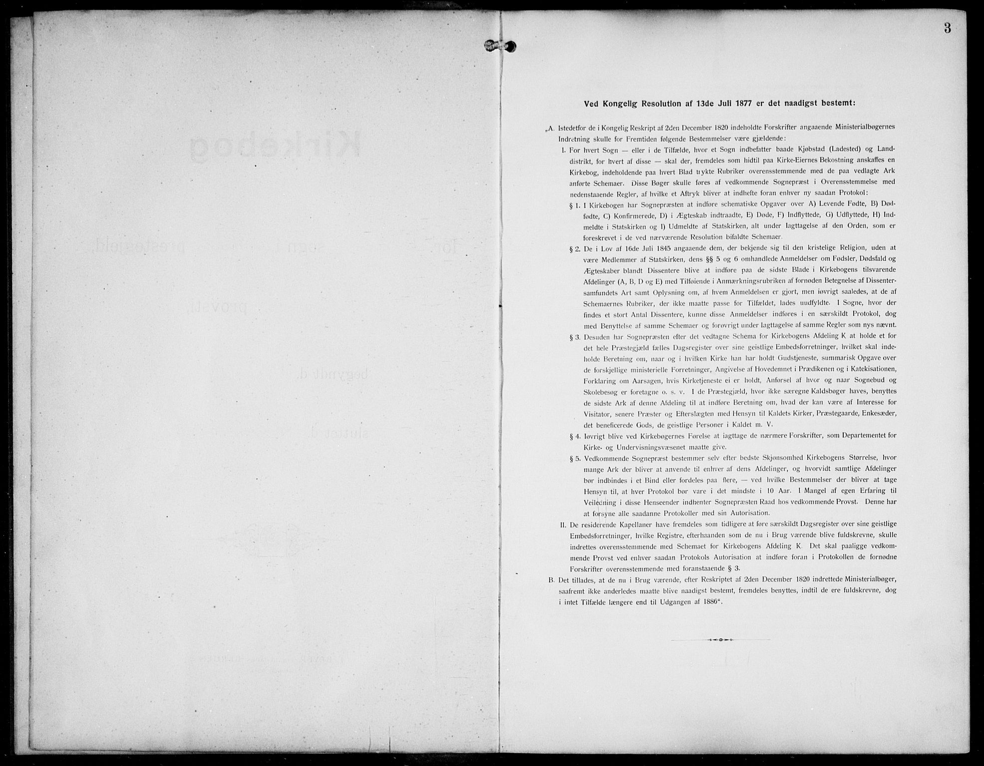Jostedal sokneprestembete, SAB/A-80601/H/Hab/Haba/L0002: Klokkerbok nr. A 2, 1907-1931, s. 3