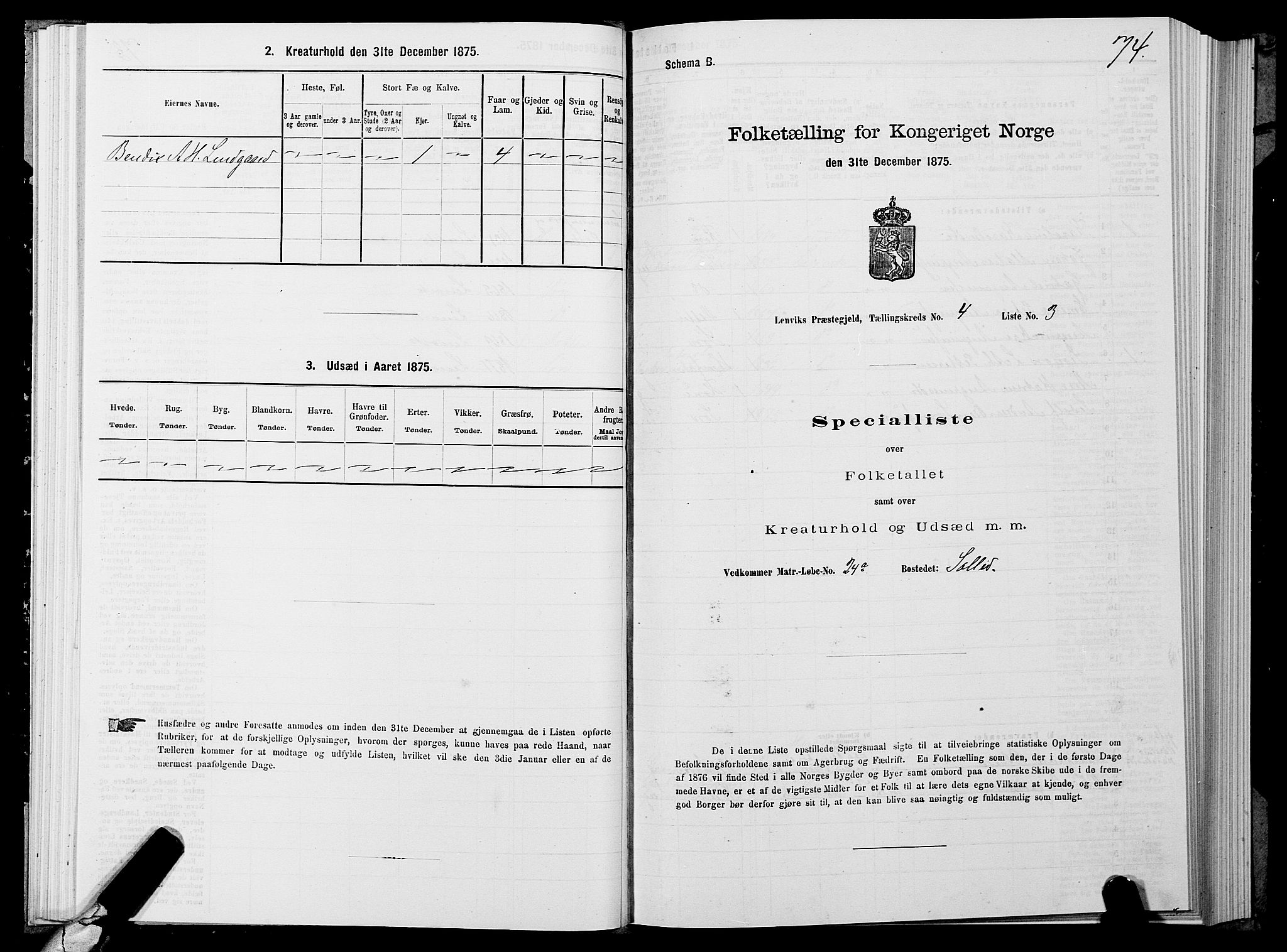 SATØ, Folketelling 1875 for 1931P Lenvik prestegjeld, 1875, s. 2074