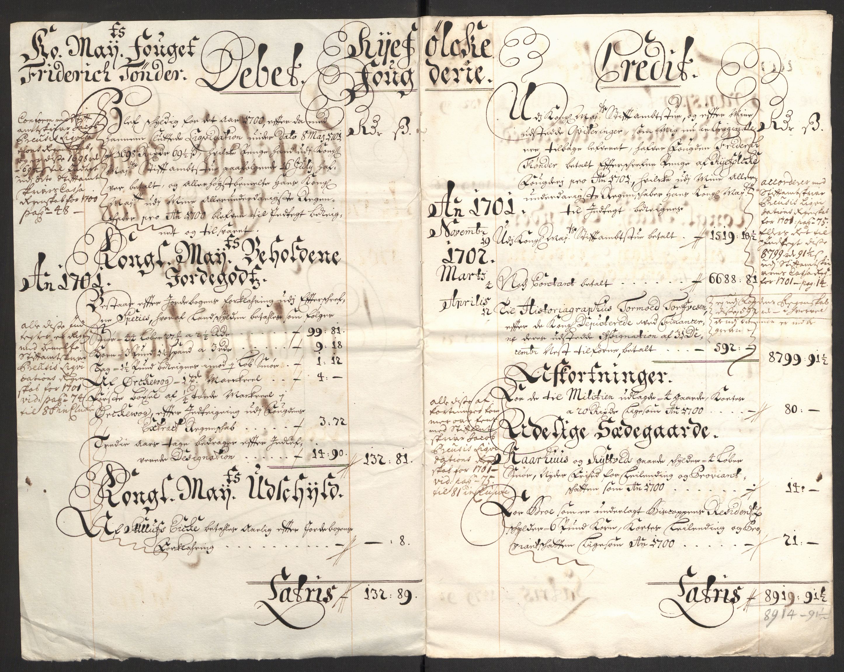 Rentekammeret inntil 1814, Reviderte regnskaper, Fogderegnskap, RA/EA-4092/R47/L2859: Fogderegnskap Ryfylke, 1701-1702, s. 14