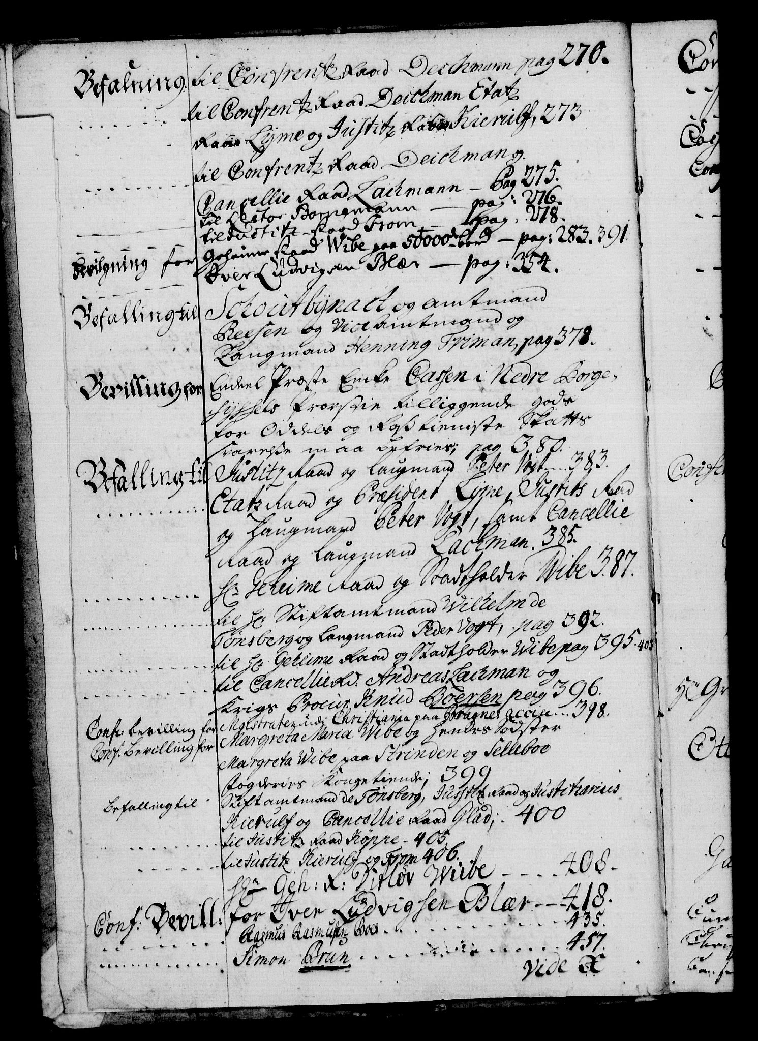 Rentekammeret, Kammerkanselliet, RA/EA-3111/G/Gg/Gga/L0003: Norsk ekspedisjonsprotokoll med register (merket RK 53.3), 1727-1734