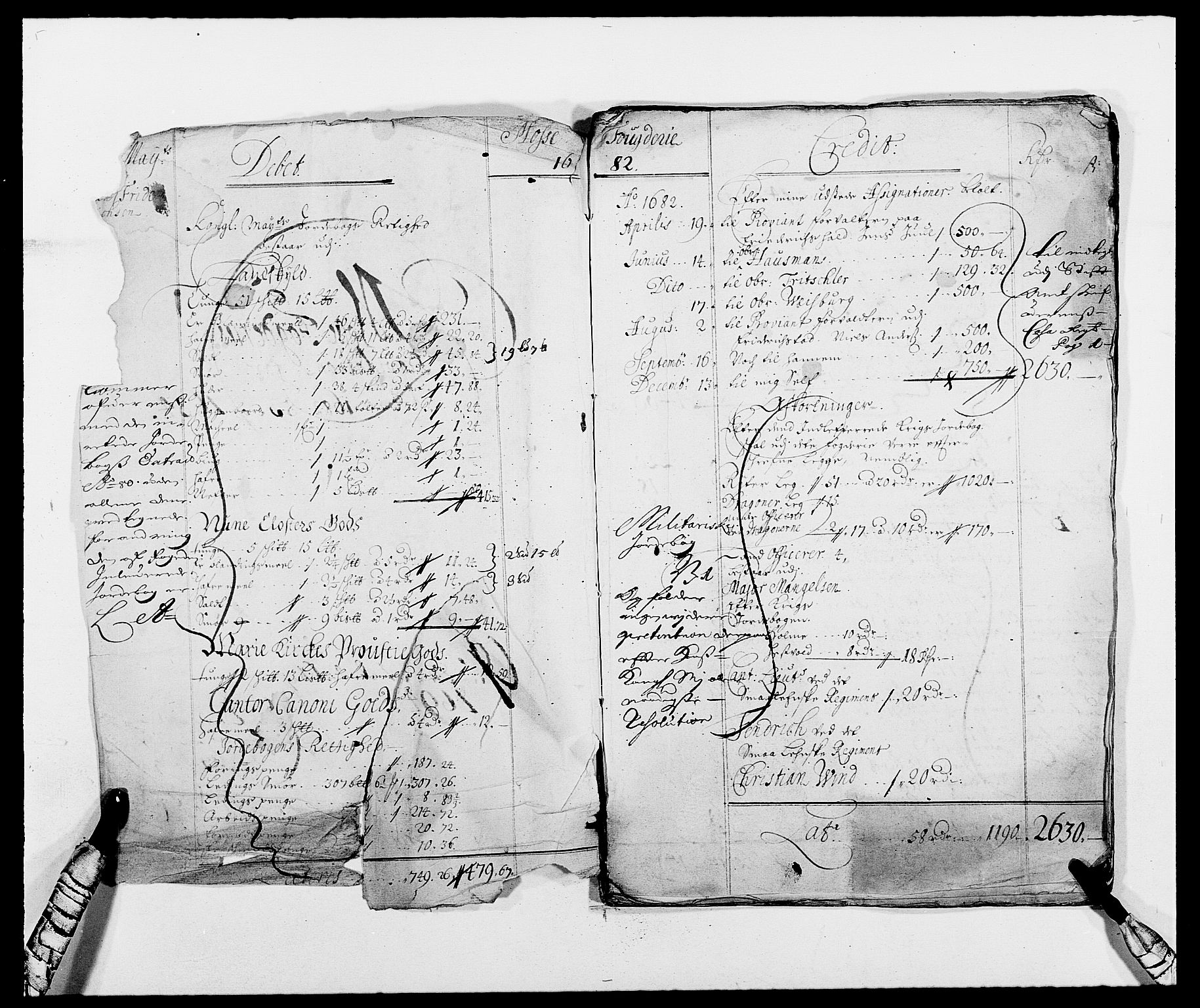 Rentekammeret inntil 1814, Reviderte regnskaper, Fogderegnskap, AV/RA-EA-4092/R02/L0104: Fogderegnskap Moss og Verne kloster, 1682-1684, s. 3