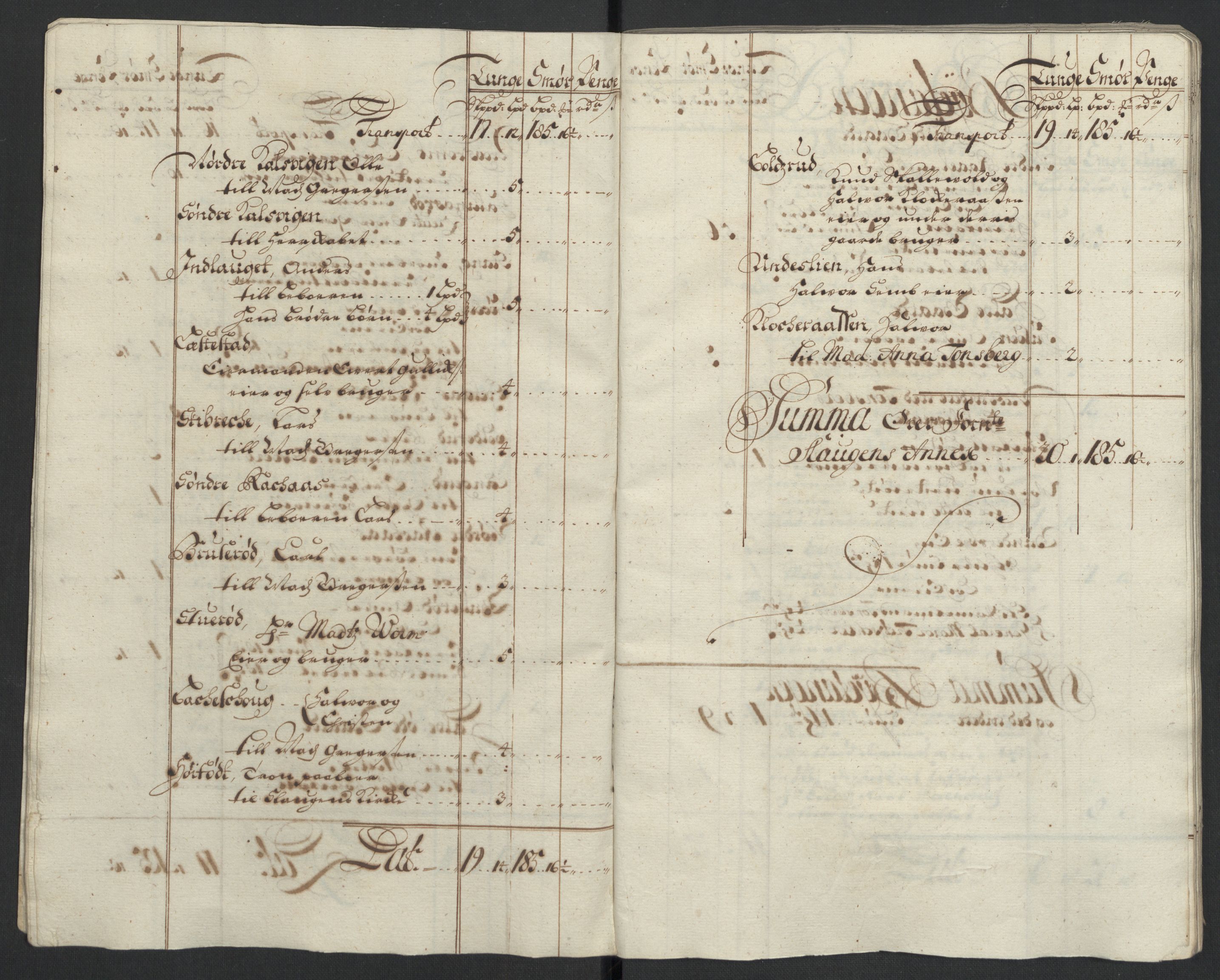 Rentekammeret inntil 1814, Reviderte regnskaper, Fogderegnskap, AV/RA-EA-4092/R32/L1872: Fogderegnskap Jarlsberg grevskap, 1706-1707, s. 30