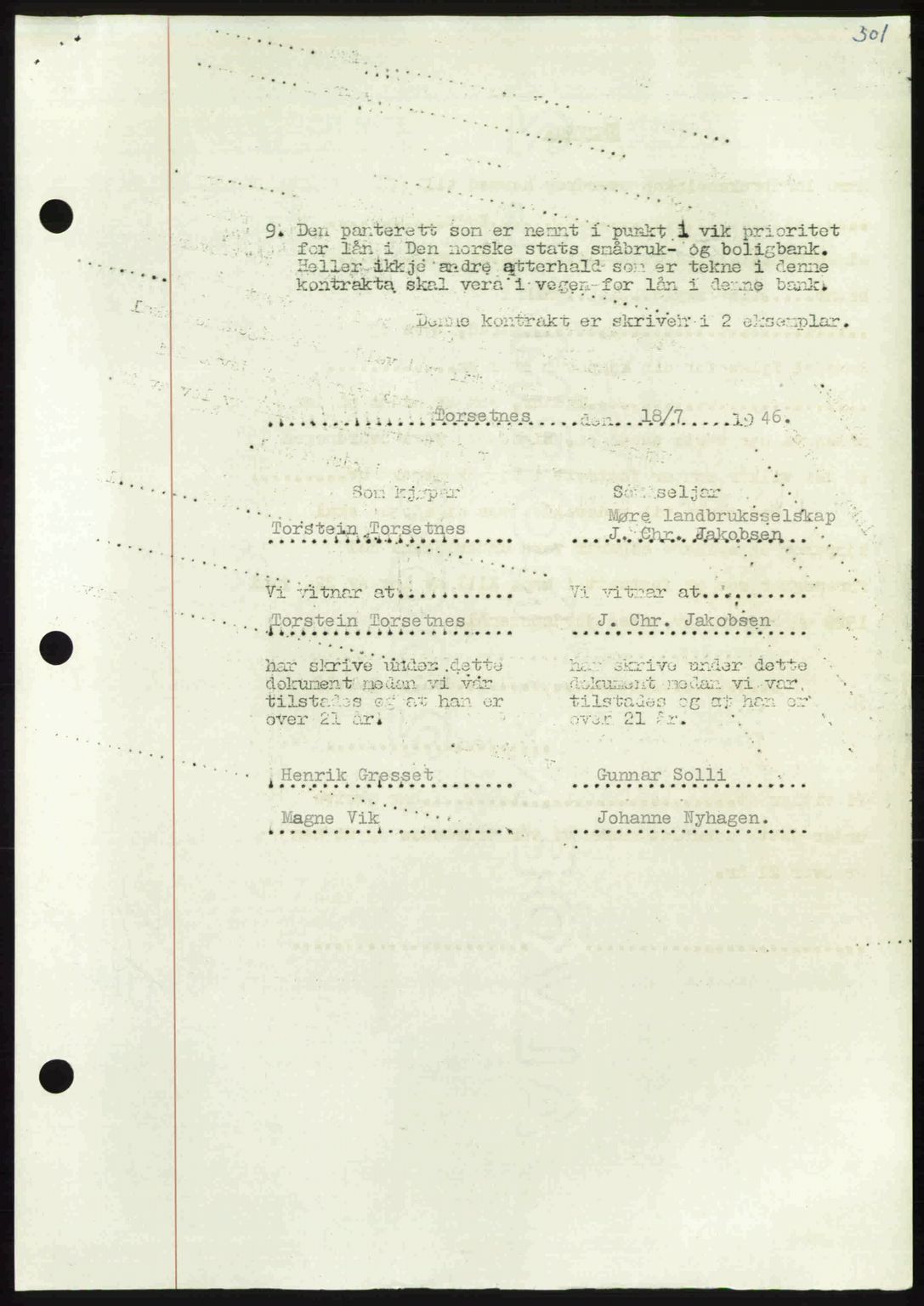 Nordmøre sorenskriveri, AV/SAT-A-4132/1/2/2Ca: Pantebok nr. A113, 1949-1950, Dagboknr: 3416/1949