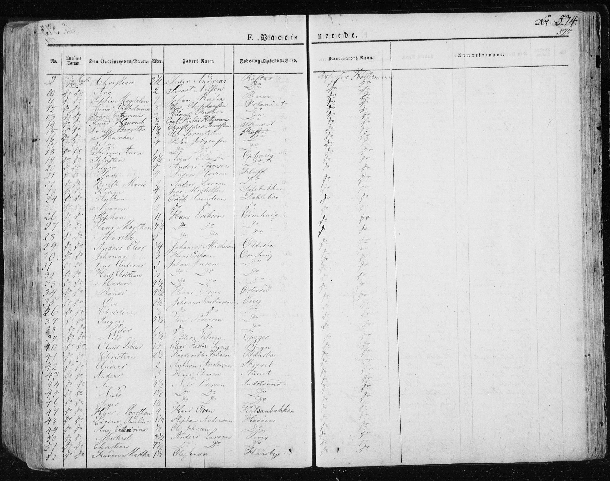 Ministerialprotokoller, klokkerbøker og fødselsregistre - Sør-Trøndelag, SAT/A-1456/659/L0735: Ministerialbok nr. 659A05, 1826-1841, s. 574