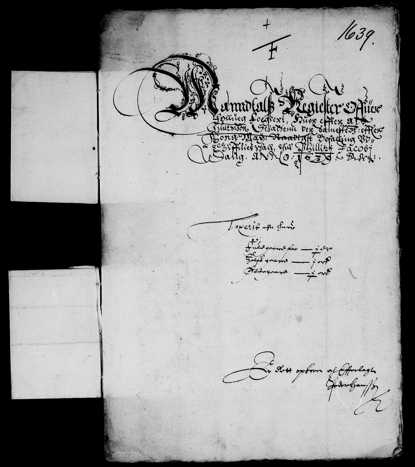 Rentekammeret inntil 1814, Reviderte regnskaper, Lensregnskaper, AV/RA-EA-5023/R/Rb/Rba/L0143: Akershus len, 1638-1639