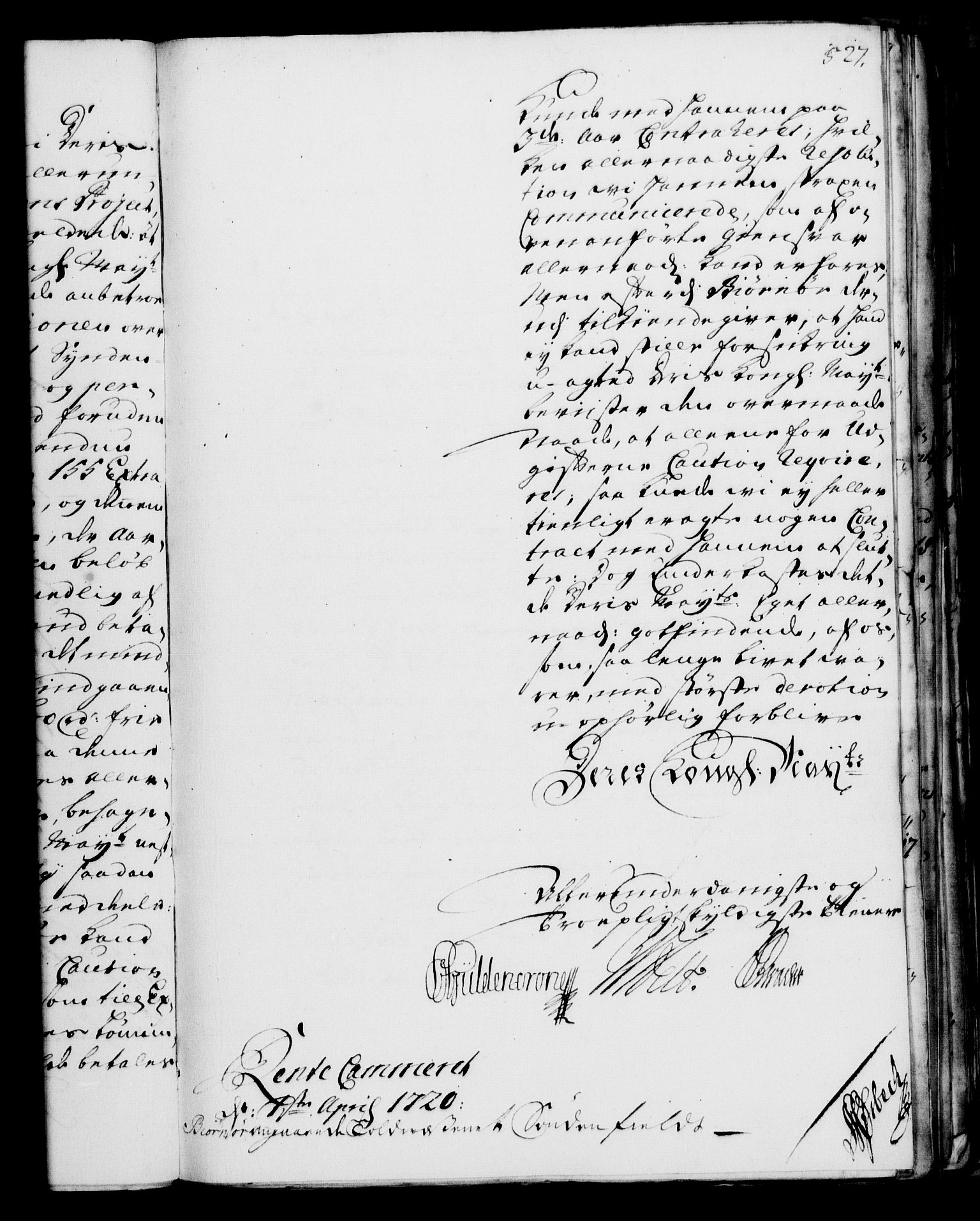 Rentekammeret, Kammerkanselliet, RA/EA-3111/G/Gf/Gfa/L0002: Norsk relasjons- og resolusjonsprotokoll (merket RK 52.2), 1720, s. 510