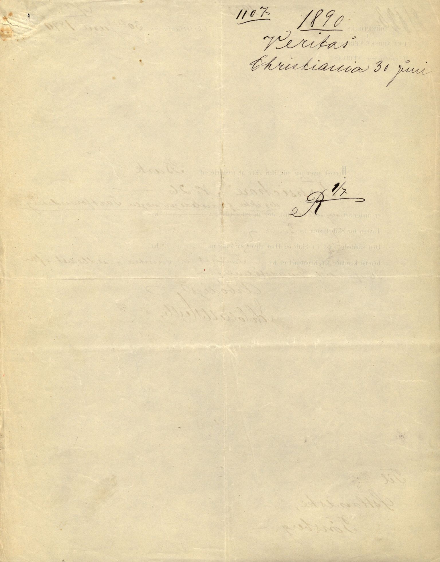 Pa 63 - Østlandske skibsassuranceforening, VEMU/A-1079/G/Ga/L0025/0007: Havaridokumenter / Terpsichore, Terra, Nova, 1890, s. 20