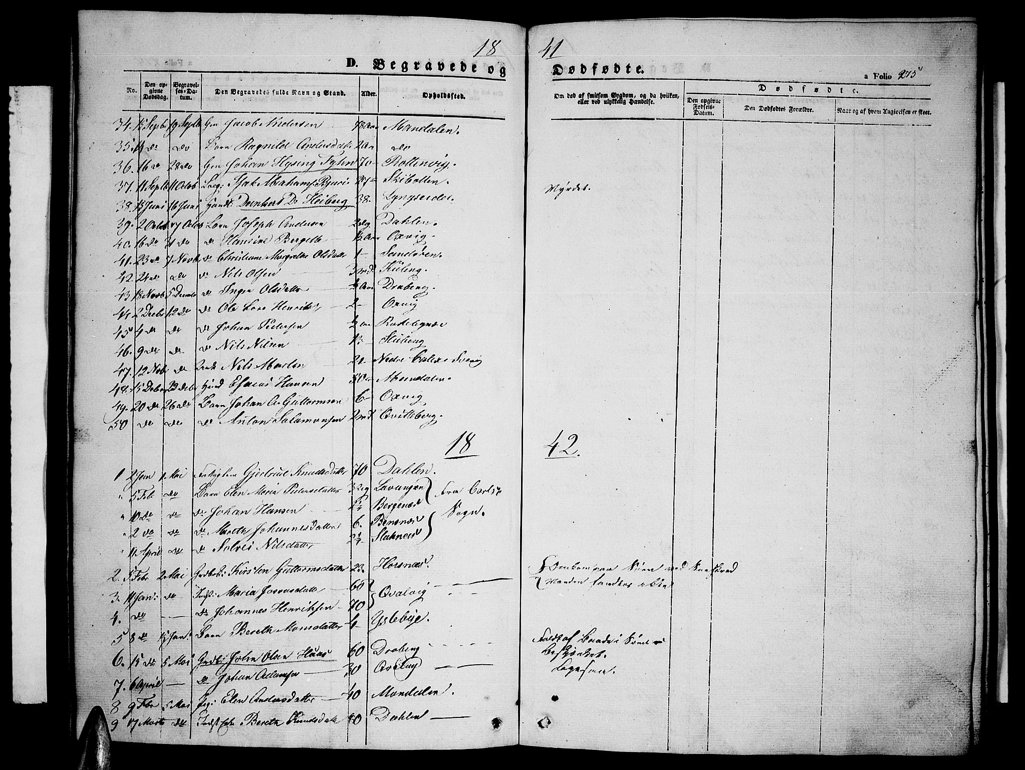 Lyngen sokneprestembete, AV/SATØ-S-1289/H/He/Heb/L0002klokker: Klokkerbok nr. 2, 1839-1860, s. 275