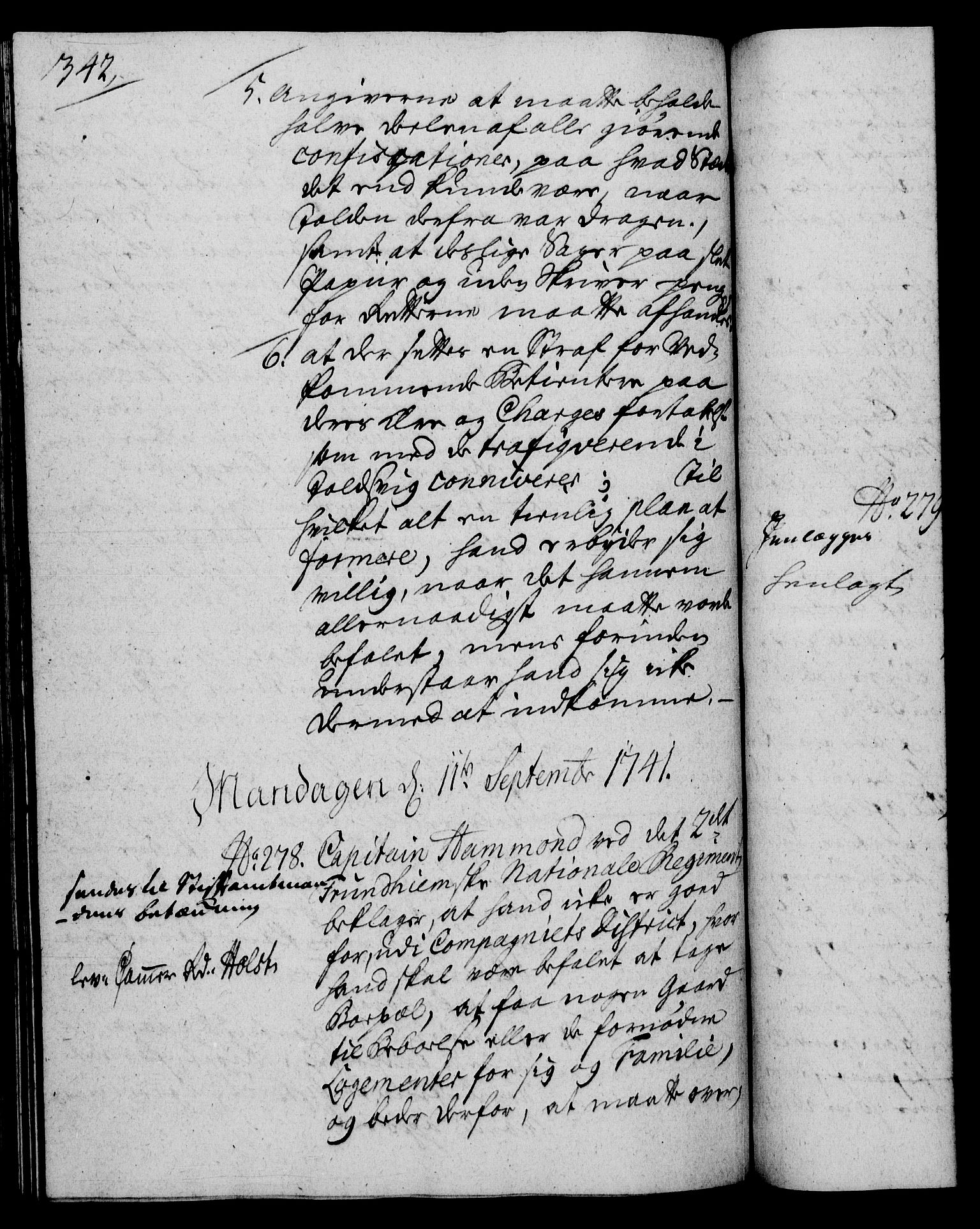 Rentekammeret, Kammerkanselliet, AV/RA-EA-3111/G/Gh/Gha/L0023: Norsk ekstraktmemorialprotokoll (merket RK 53.68), 1741-1742, s. 342