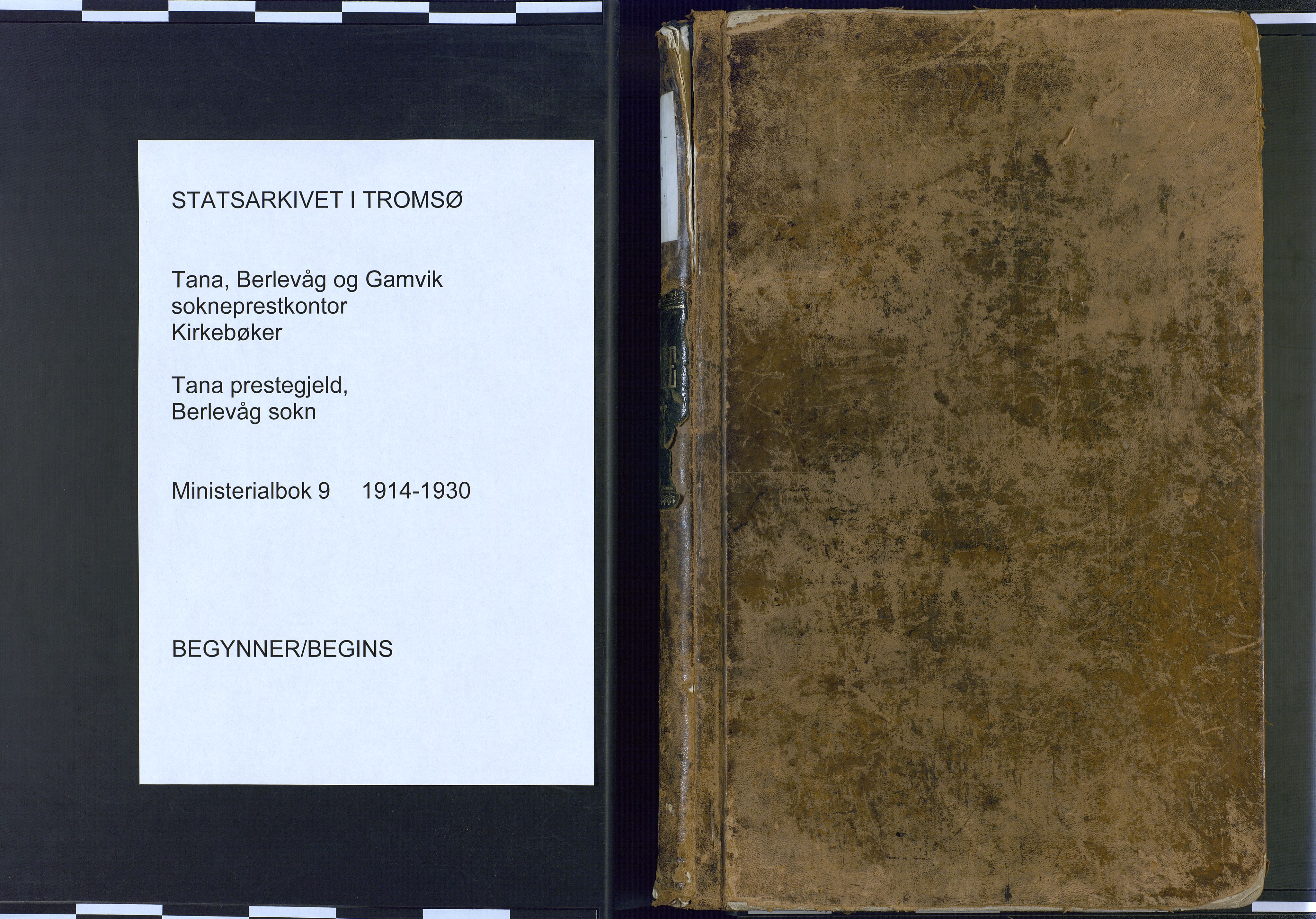 Tana sokneprestkontor, AV/SATØ-S-1334/H/Ha: Ministerialbok nr. 9, 1914-1930