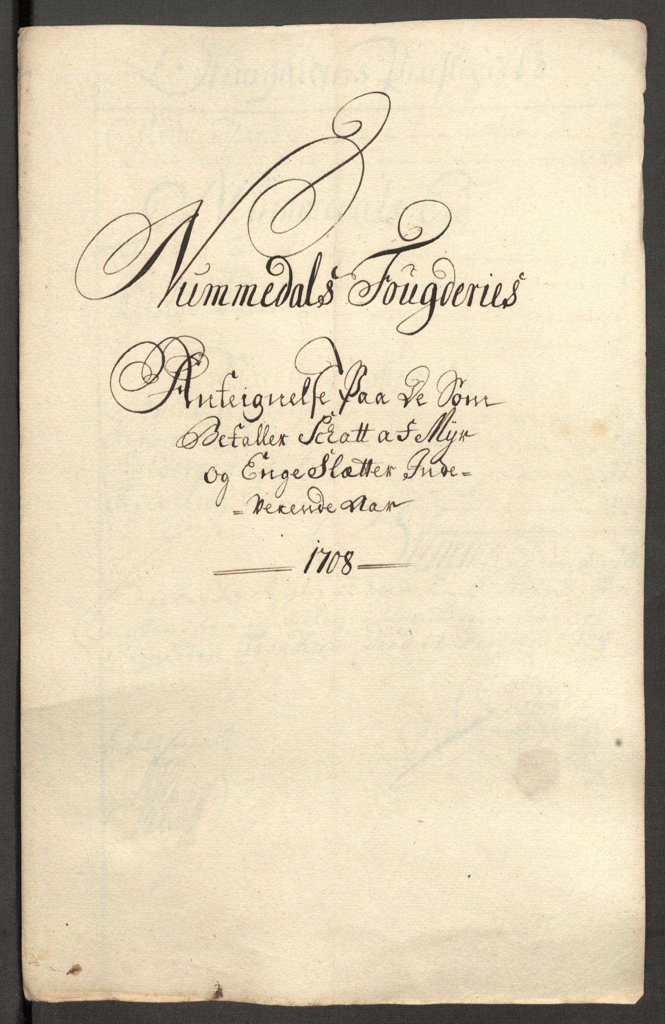 Rentekammeret inntil 1814, Reviderte regnskaper, Fogderegnskap, RA/EA-4092/R64/L4430: Fogderegnskap Namdal, 1707-1708, s. 338