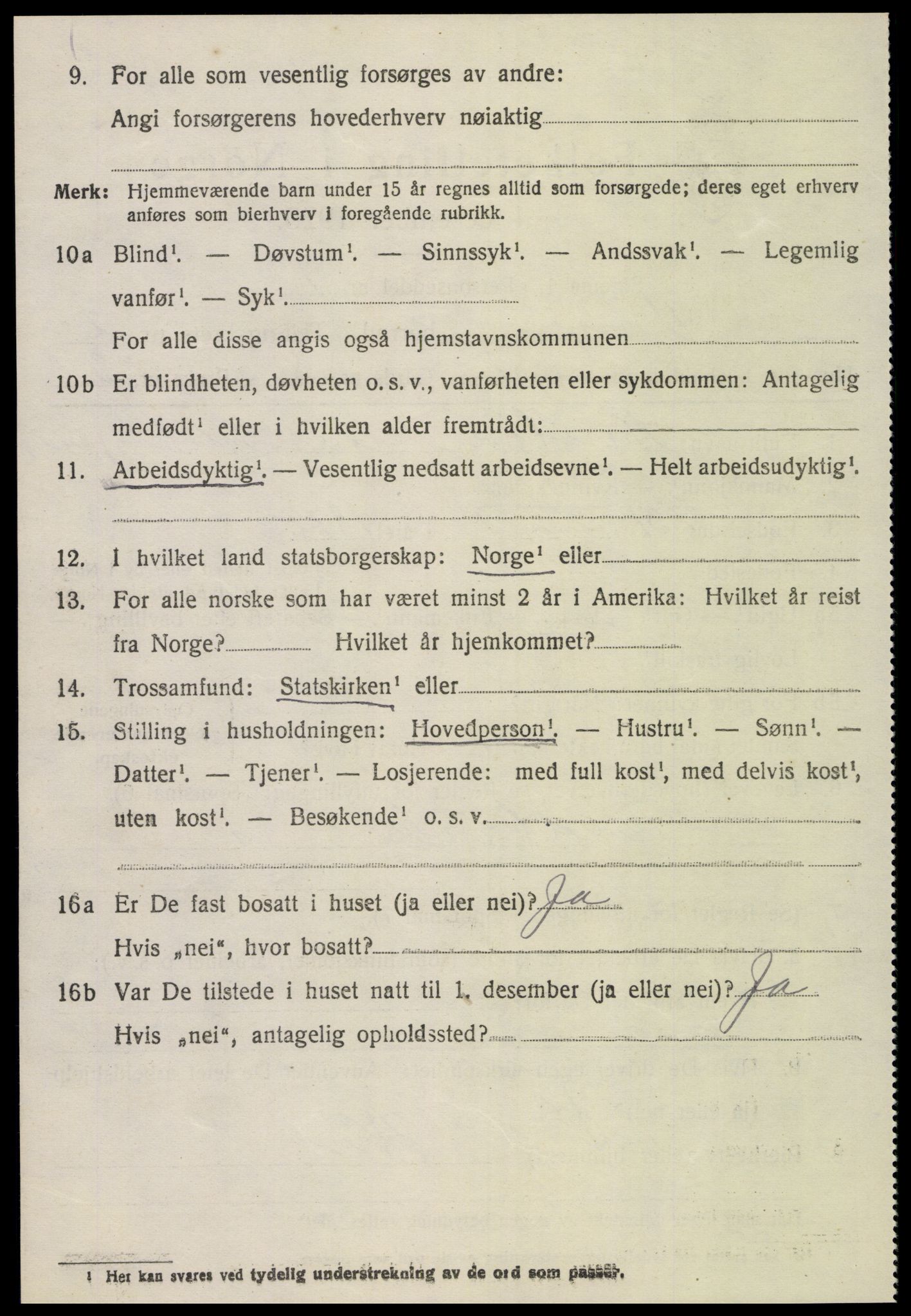 SAT, Folketelling 1920 for 1541 Veøy herred, 1920, s. 1260