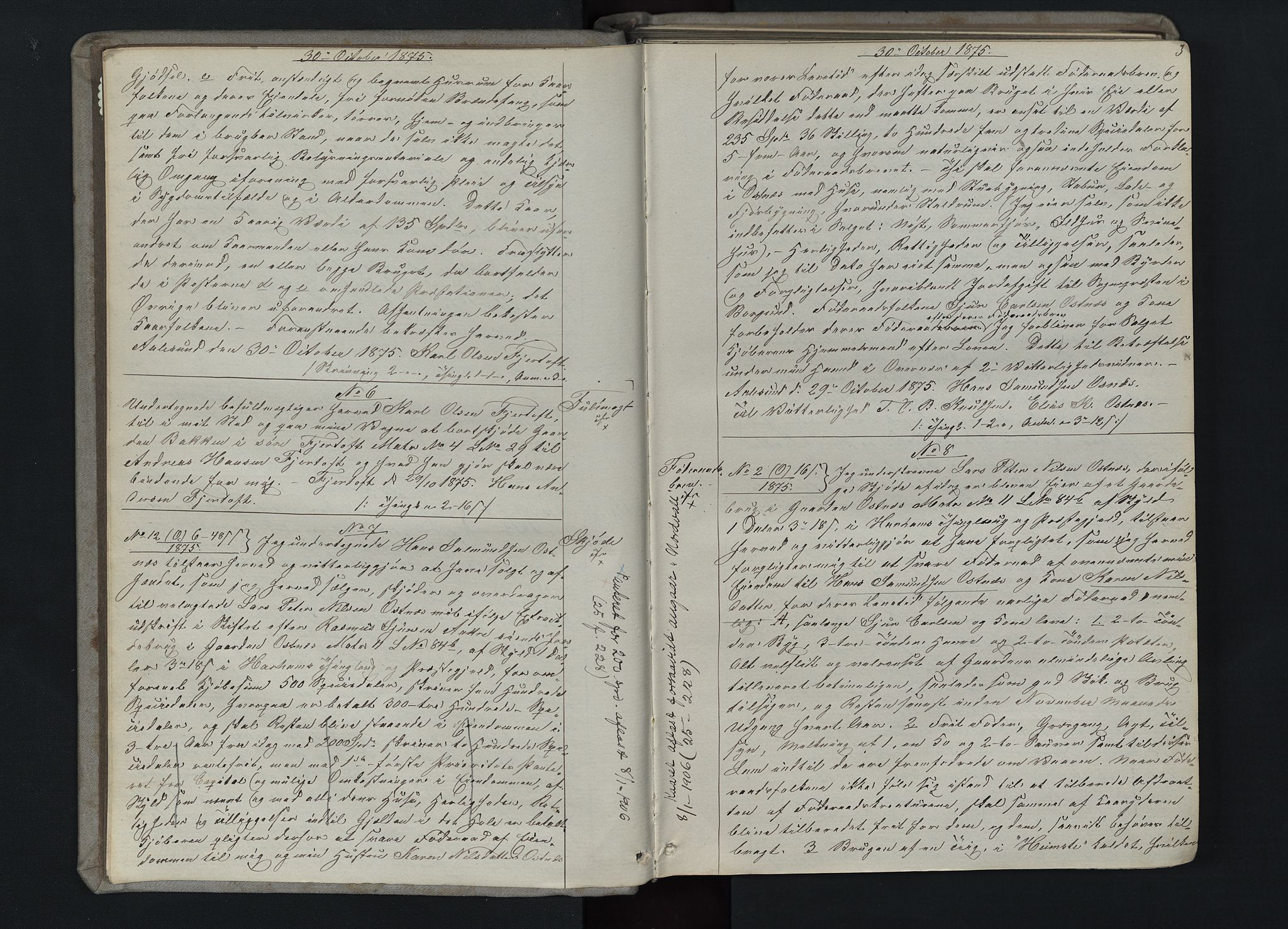 Nordre Sunnmøre sorenskriveri, AV/SAT-A-0006/1/2/2C/2Ca/L0014: Pantebok nr. 16, 1875-1878, s. 3