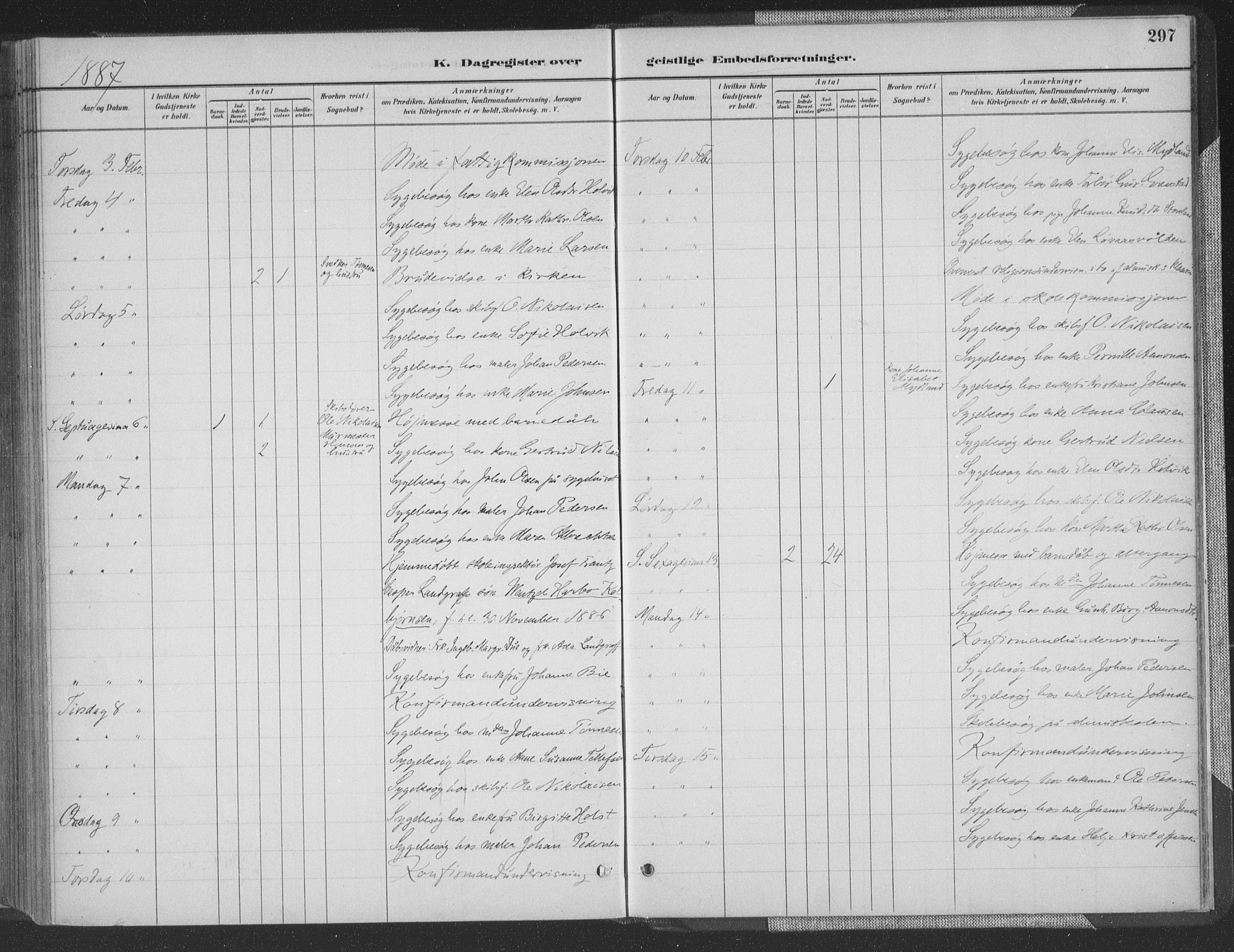 Grimstad sokneprestkontor, AV/SAK-1111-0017/F/Fa/L0004: Ministerialbok nr. A 3, 1882-1910, s. 297