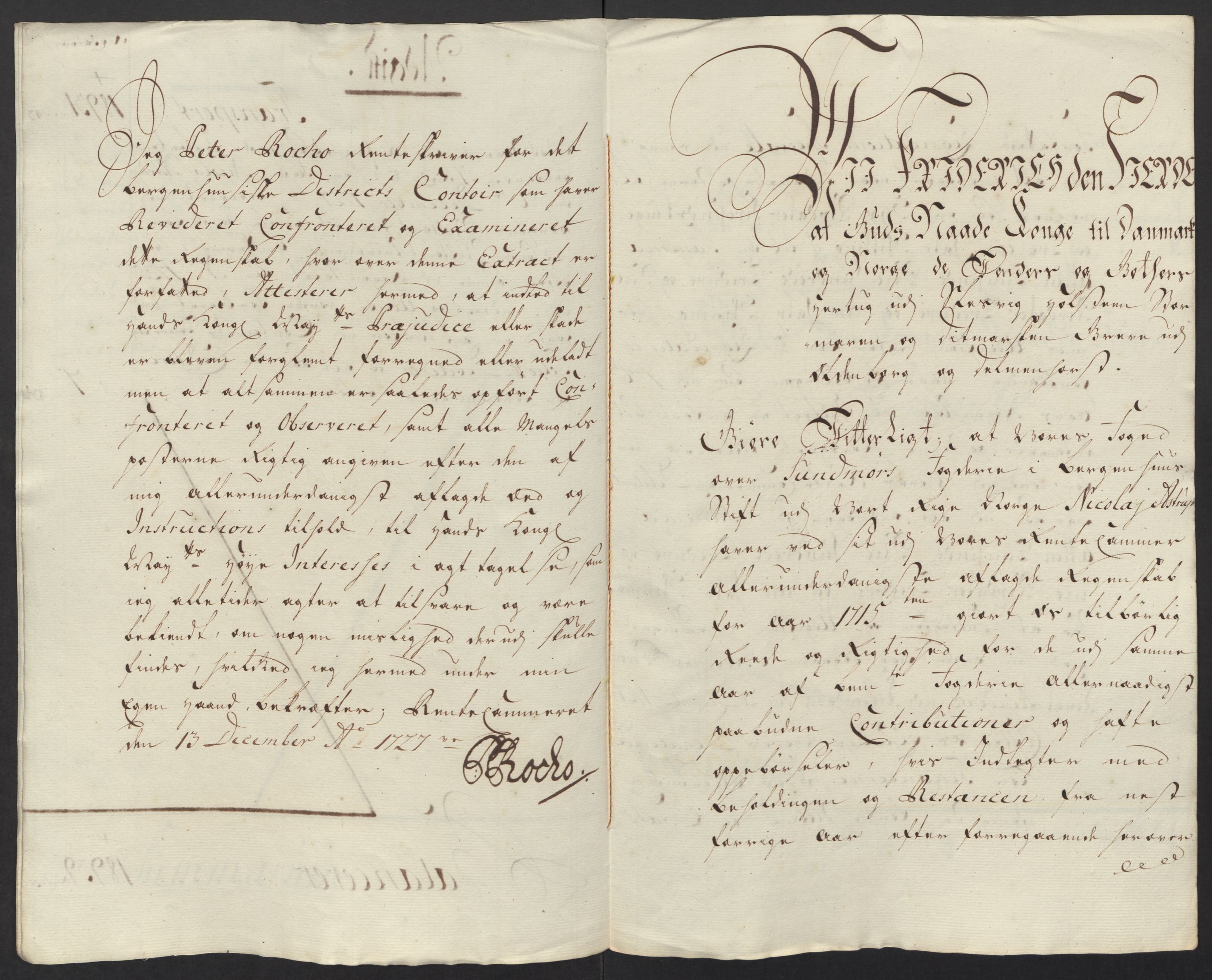 Rentekammeret inntil 1814, Reviderte regnskaper, Fogderegnskap, AV/RA-EA-4092/R54/L3567: Fogderegnskap Sunnmøre, 1715, s. 14