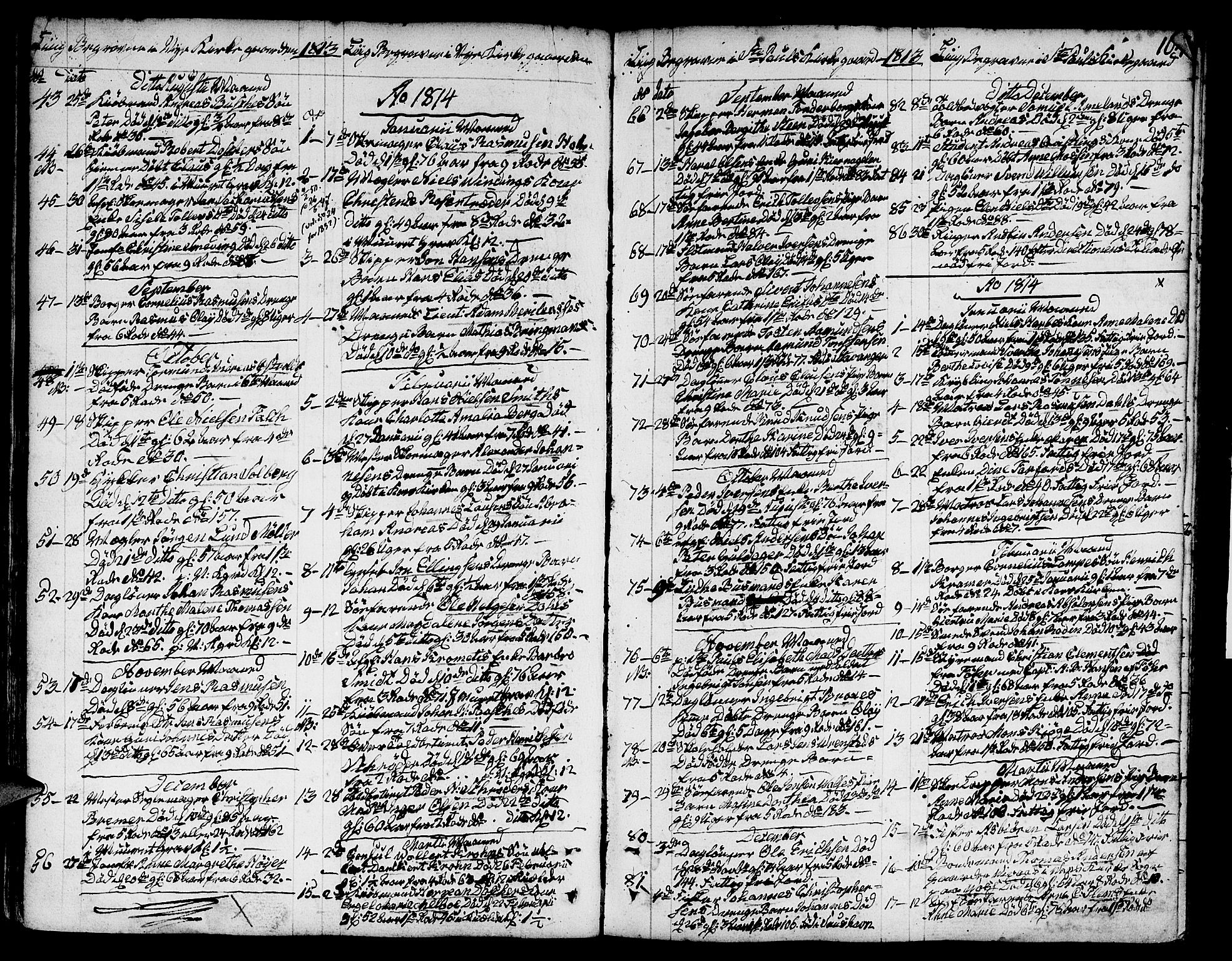 Nykirken Sokneprestembete, AV/SAB-A-77101/H/Hab/L0002: Klokkerbok nr. A 3, 1775-1820, s. 104
