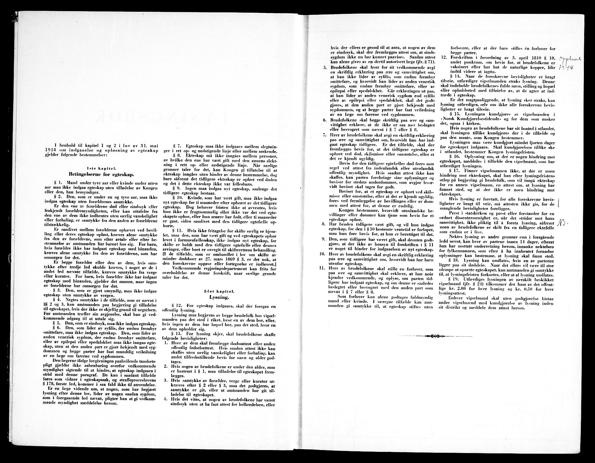 Torshov prestekontor Kirkebøker, SAO/A-10238a/H/Ha/L0004: Lysningsprotokoll nr. 4, 1948-1951