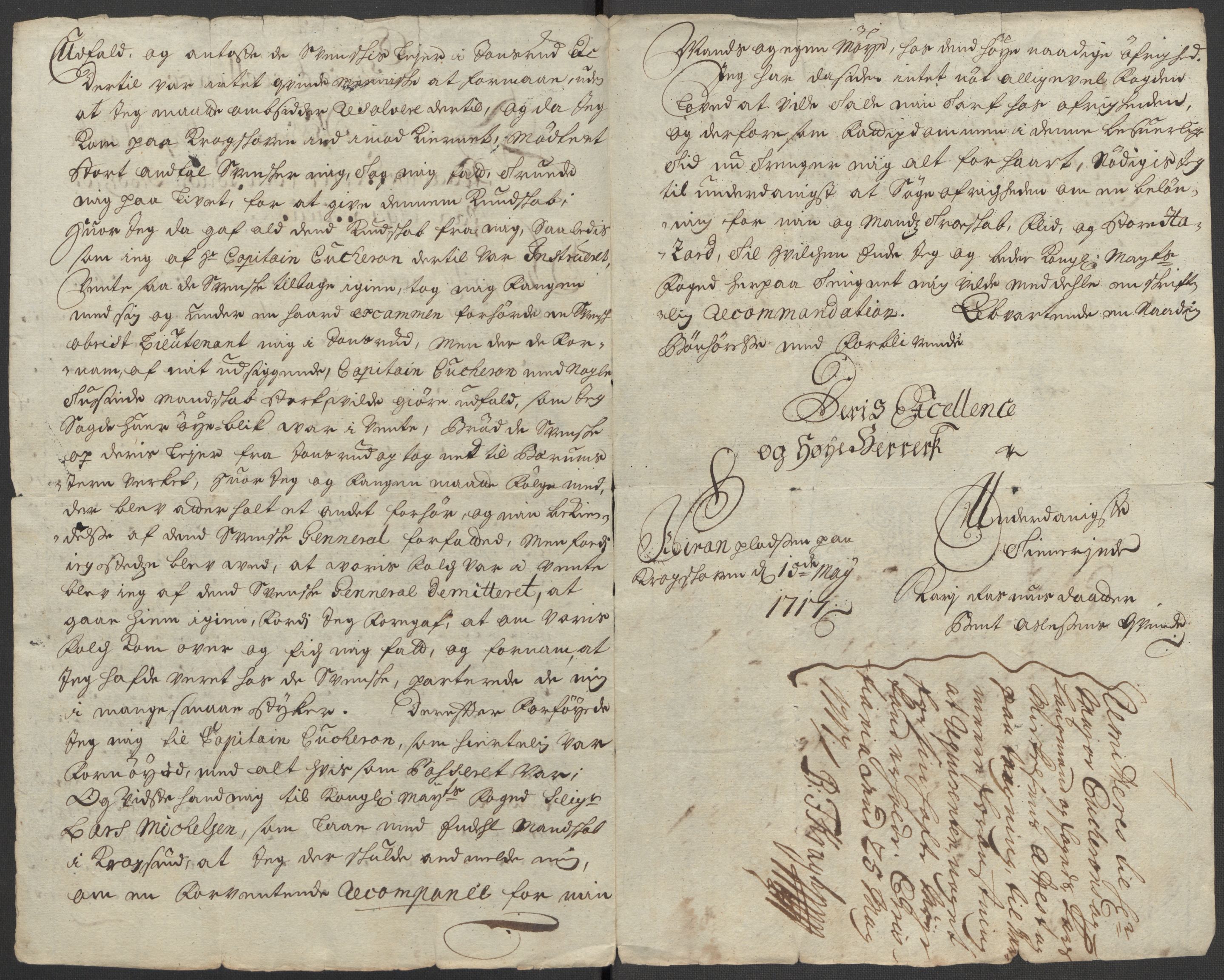 Rentekammeret inntil 1814, Reviderte regnskaper, Fogderegnskap, AV/RA-EA-4092/R23/L1475: Fogderegnskap Ringerike og Hallingdal, 1717, s. 310