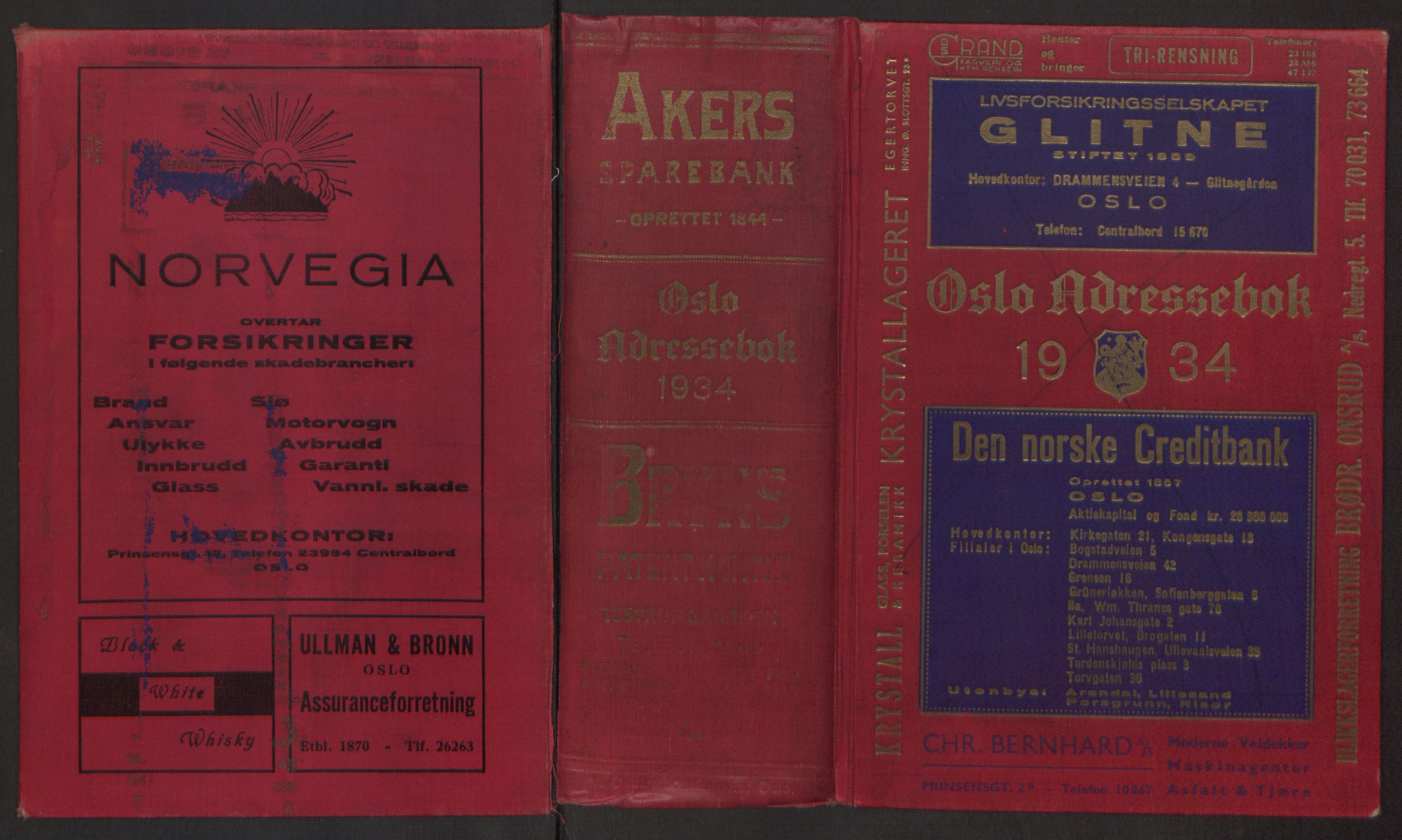 Kristiania/Oslo adressebok, PUBL/-, 1934