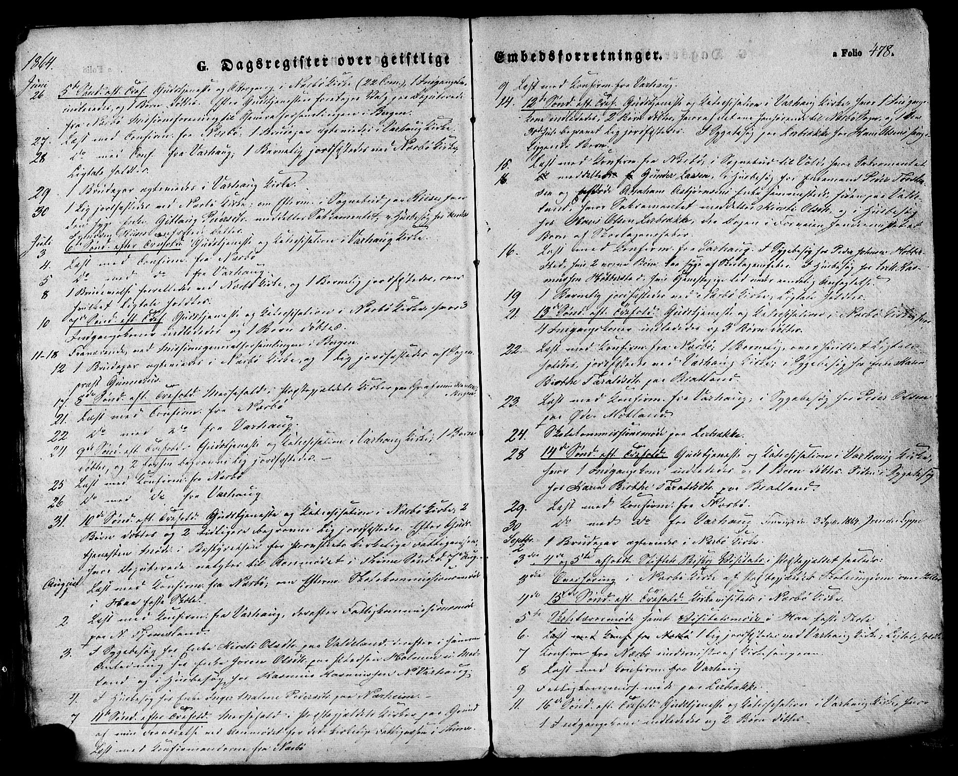 Hå sokneprestkontor, AV/SAST-A-101801/001/30BA/L0008: Ministerialbok nr. A 7, 1853-1878, s. 478