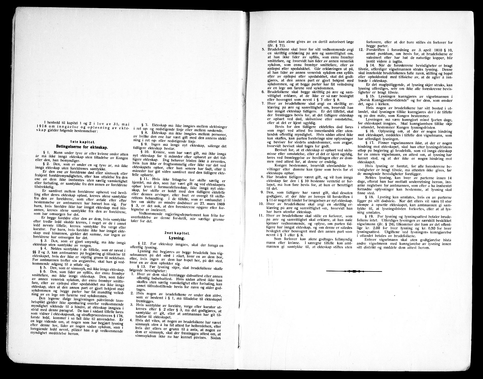 Torshov prestekontor Kirkebøker, SAO/A-10238a/H/Ha/L0002: Lysningsprotokoll nr. 2, 1938-1945