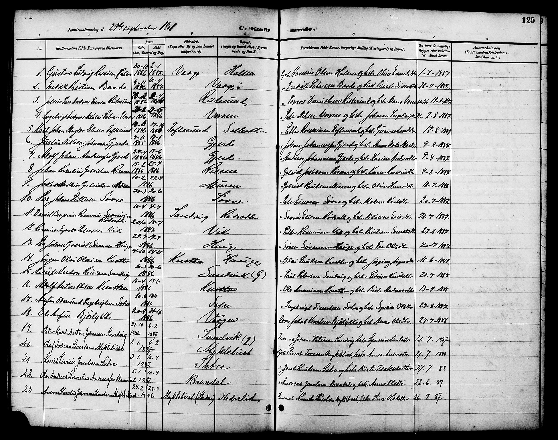 Ministerialprotokoller, klokkerbøker og fødselsregistre - Møre og Romsdal, AV/SAT-A-1454/503/L0049: Klokkerbok nr. 503C04, 1894-1915, s. 125