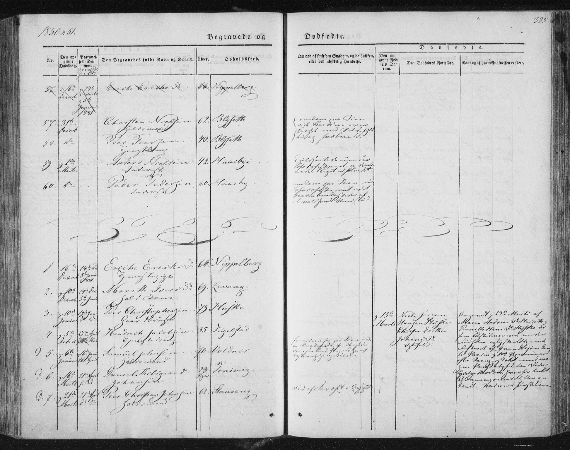 Ministerialprotokoller, klokkerbøker og fødselsregistre - Nordland, AV/SAT-A-1459/838/L0549: Ministerialbok nr. 838A07, 1840-1854, s. 385