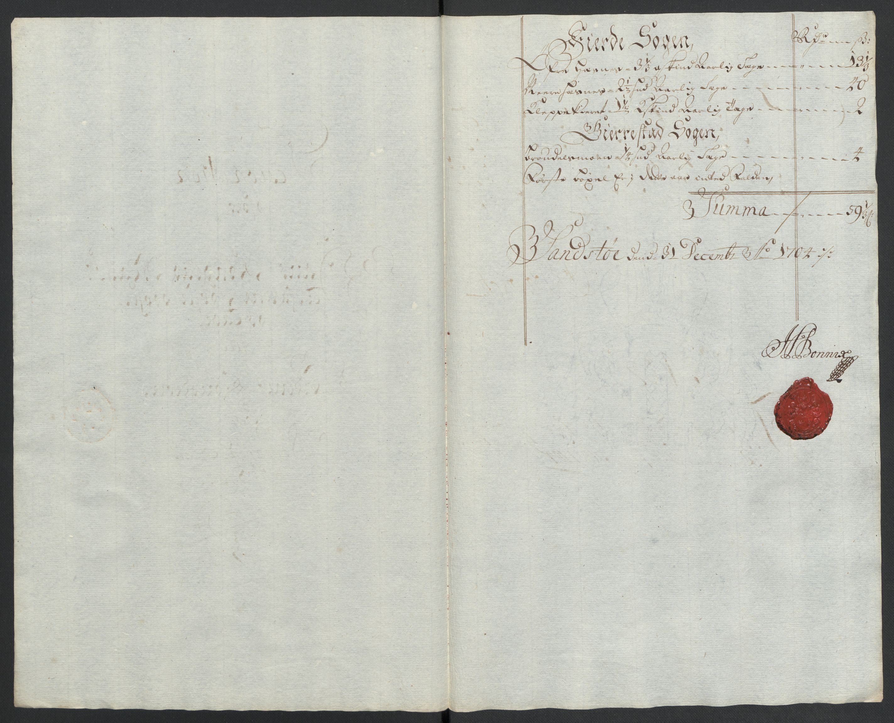 Rentekammeret inntil 1814, Reviderte regnskaper, Fogderegnskap, AV/RA-EA-4092/R39/L2317: Fogderegnskap Nedenes, 1704-1705, s. 23