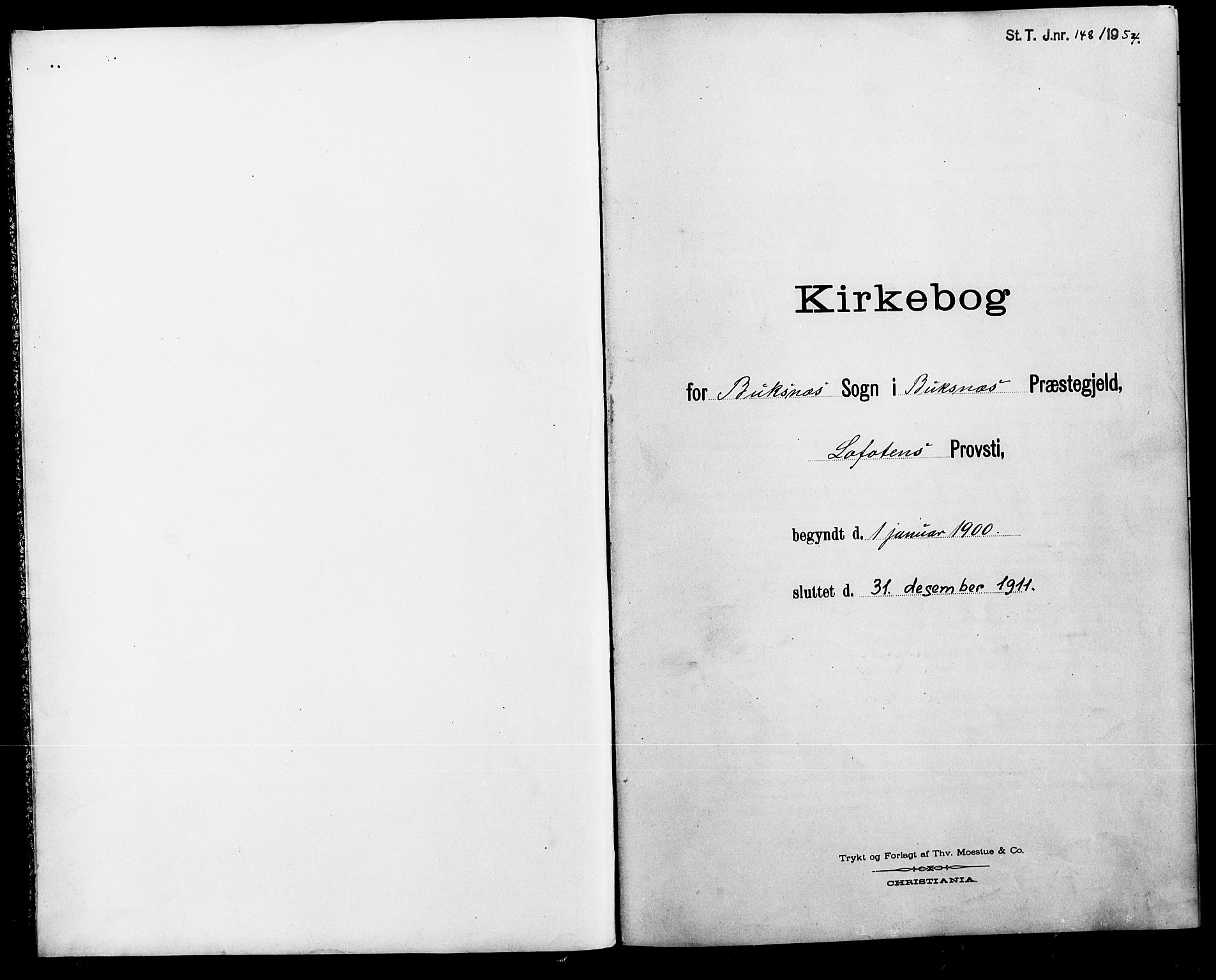 Ministerialprotokoller, klokkerbøker og fødselsregistre - Nordland, SAT/A-1459/881/L1168: Klokkerbok nr. 881C05, 1900-1911