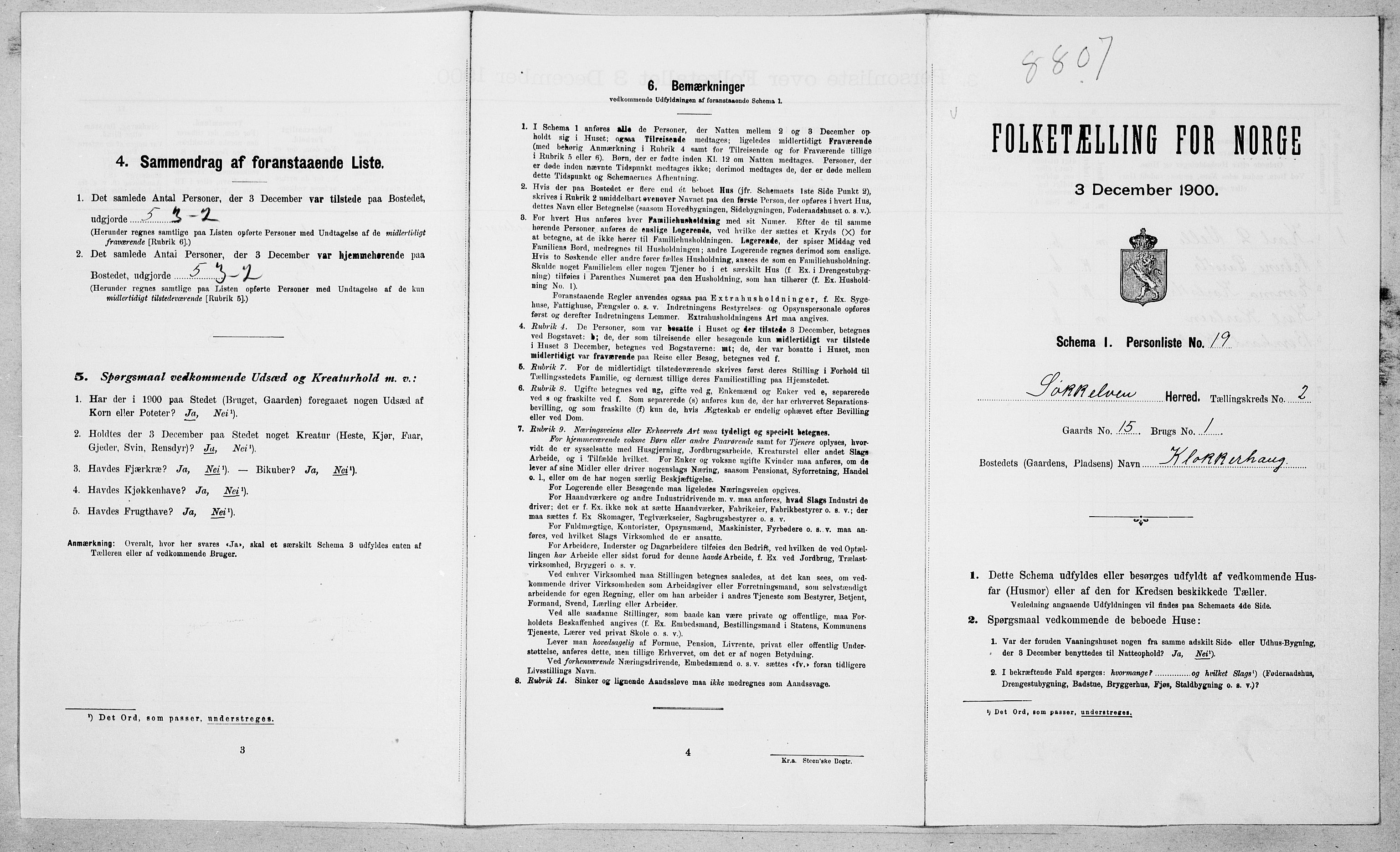 SAT, Folketelling 1900 for 1528 Sykkylven herred, 1900, s. 299