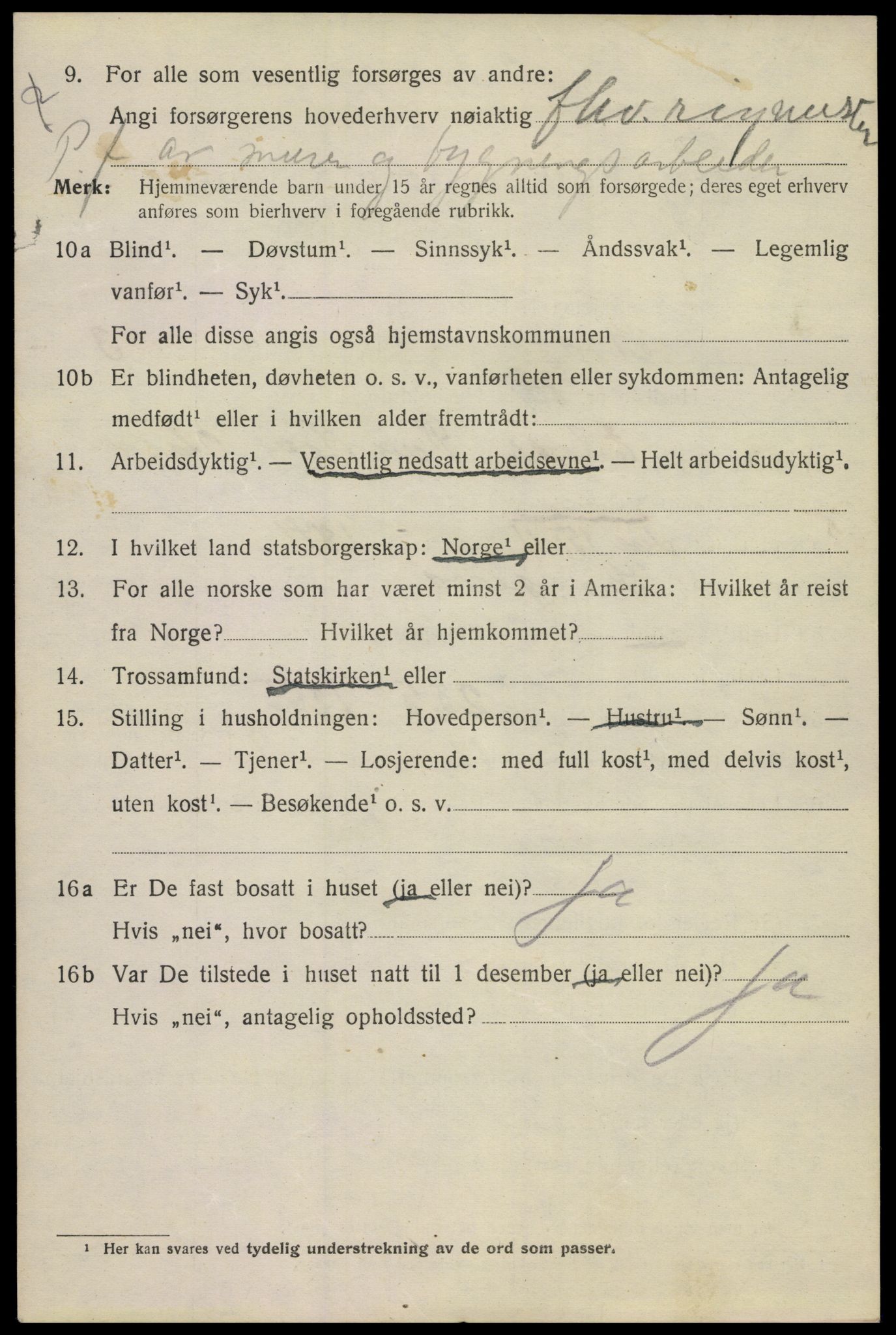 SAKO, Folketelling 1920 for 0801 Kragerø kjøpstad, 1920, s. 7280