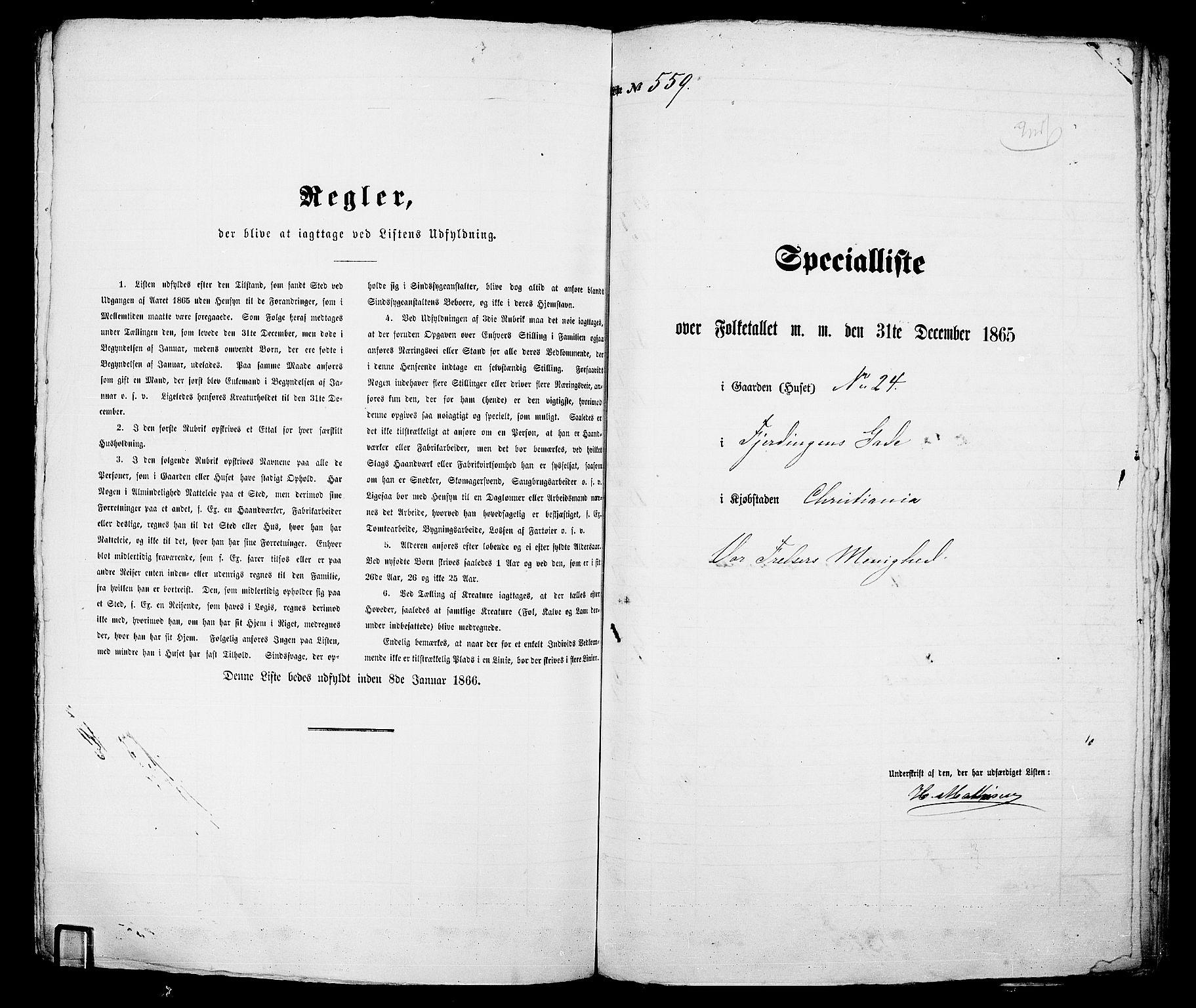 RA, Folketelling 1865 for 0301 Kristiania kjøpstad, 1865, s. 1471