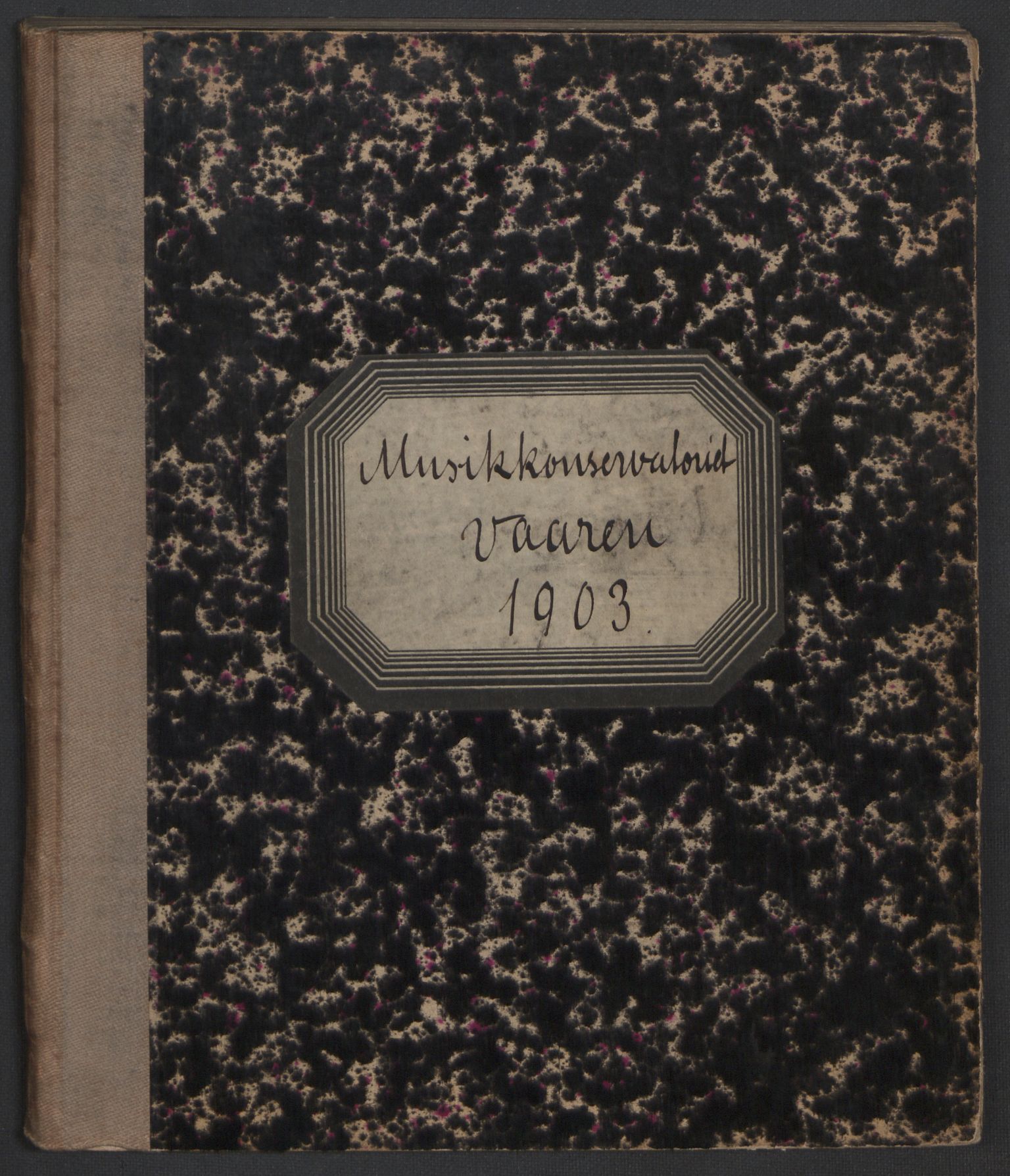 Musikkonservatoriet i Oslo, AV/RA-PA-1761/F/Fa/L0002/0012: Oversikt over lærere, elever, m.m. / Musikkonservatoriet i Oslo - Vårsemesteret, 1903
