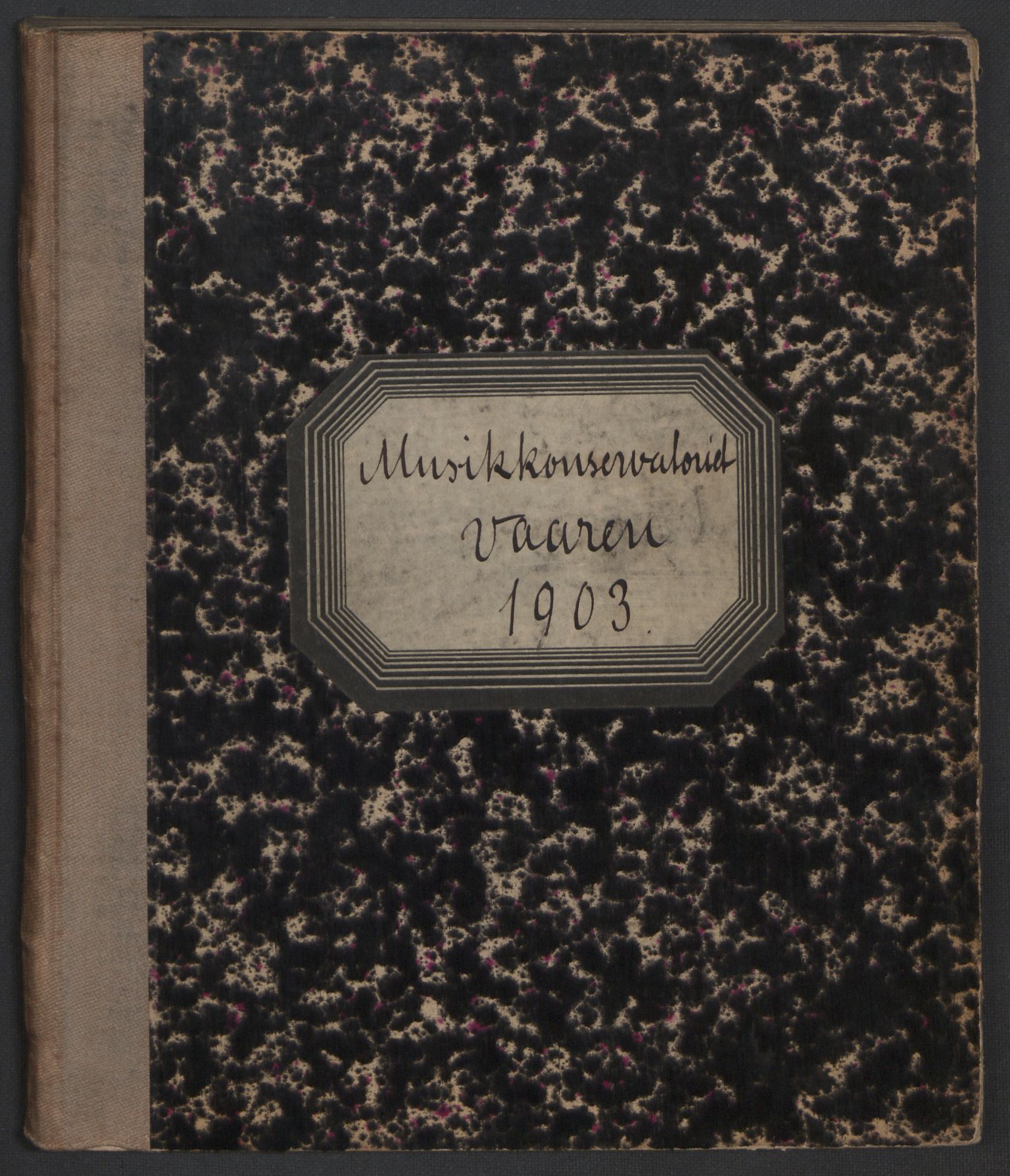 Musikkonservatoriet i Oslo, RA/PA-1761/F/Fa/L0002/0012: Oversikt over lærere, elever, m.m. / Musikkonservatoriet i Oslo - Vårsemesteret, 1903